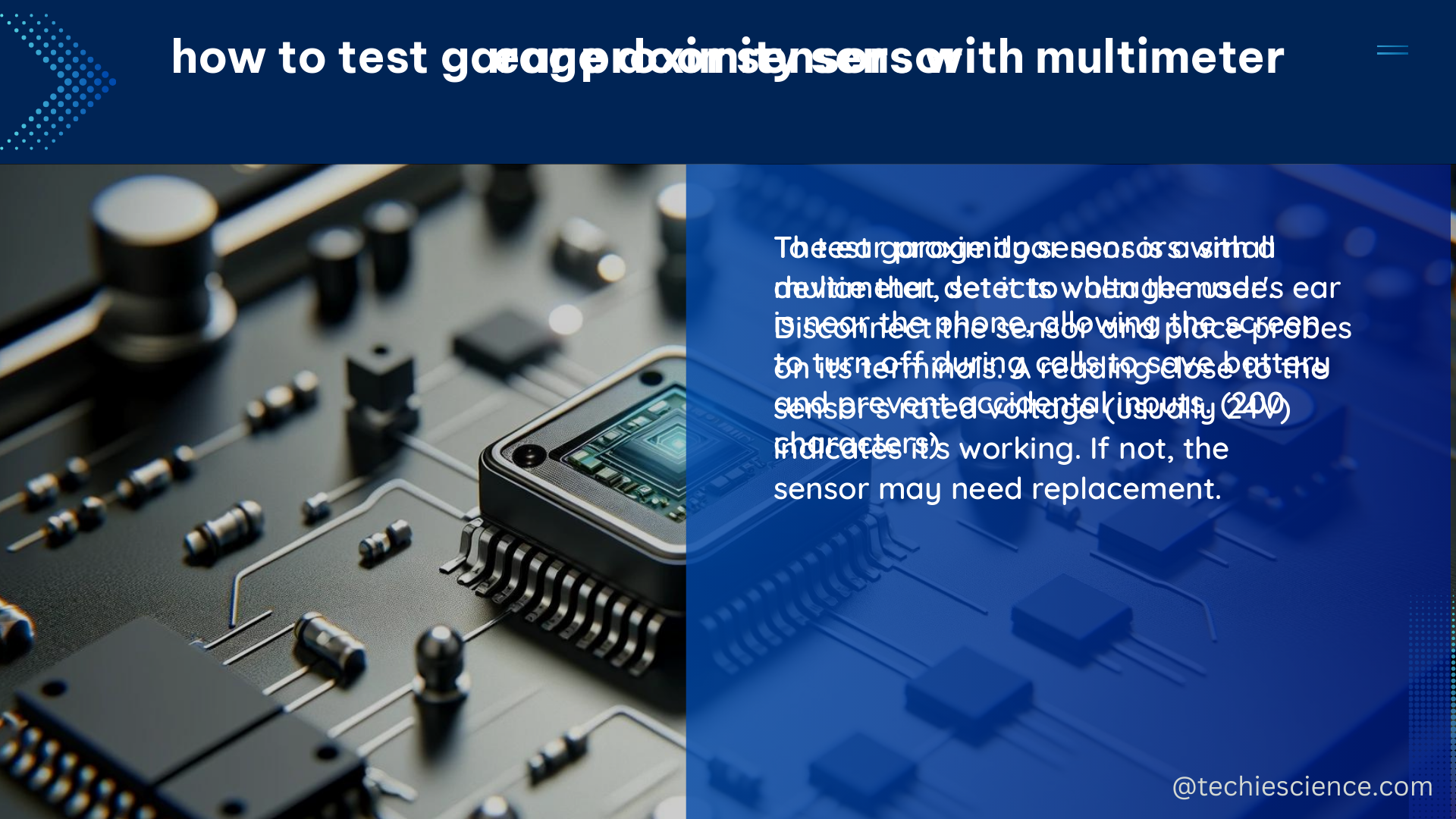 ear proximity sensor