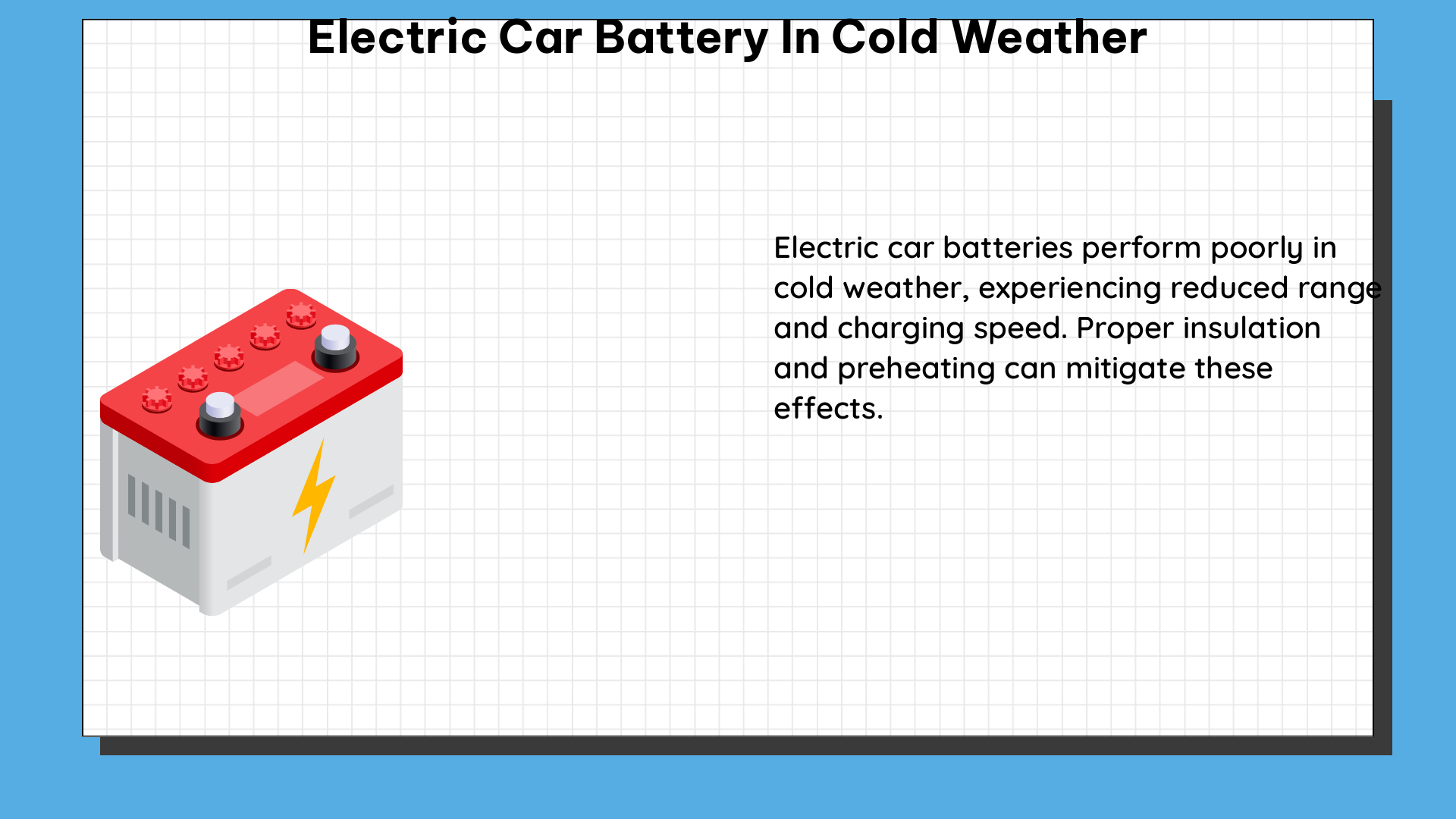 electric car battery in cold weather