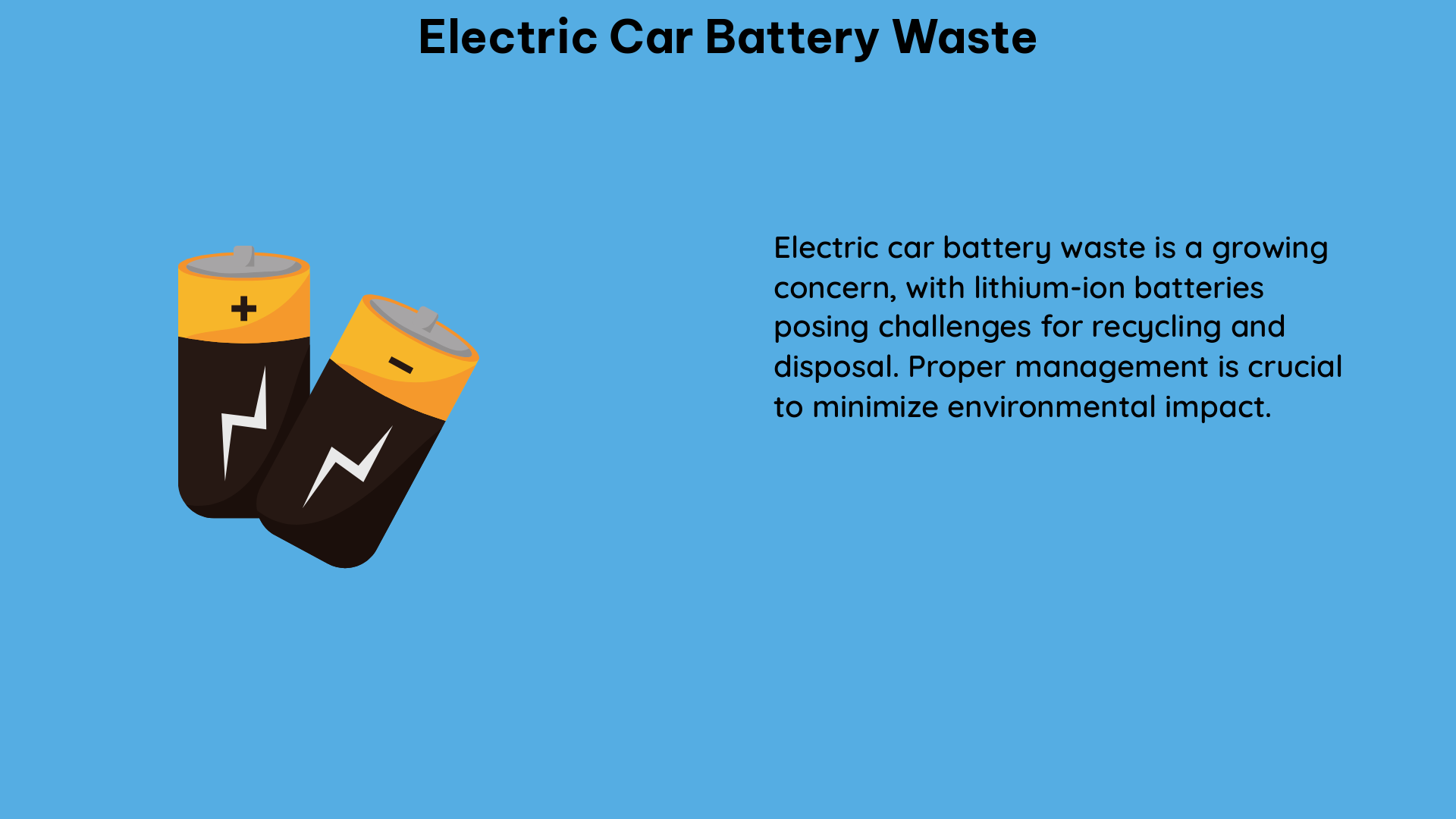 electric car battery waste