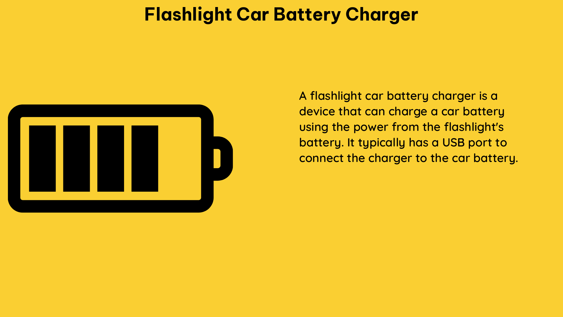 flashlight car battery charger