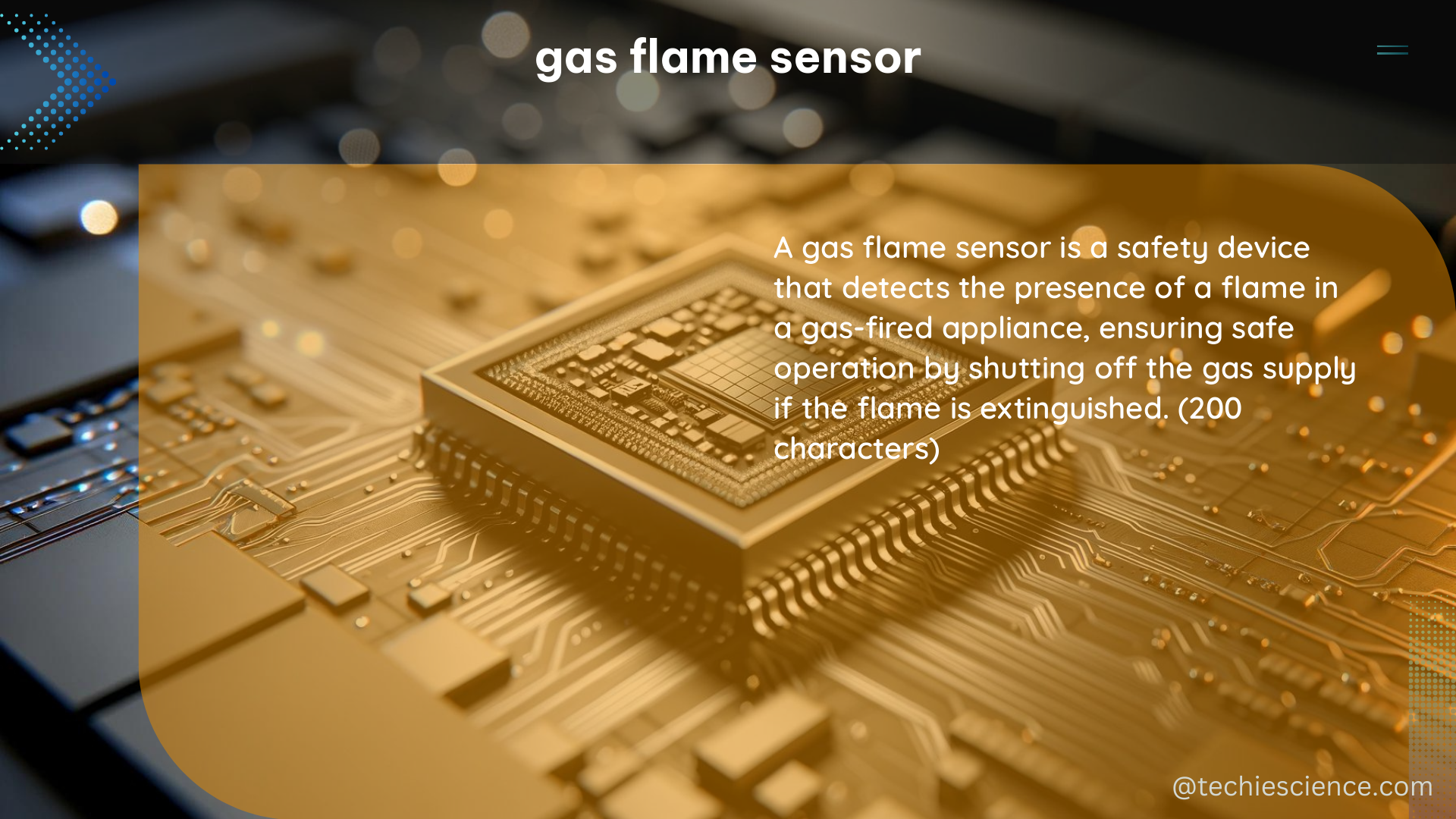 gas flame sensor