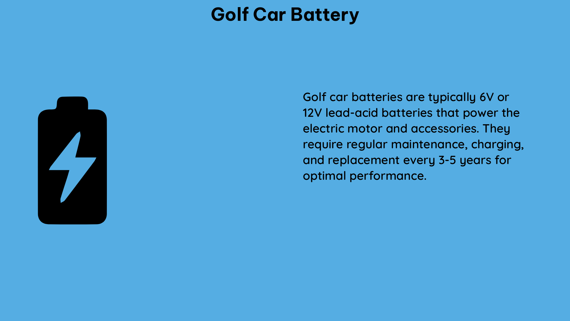 golf car battery