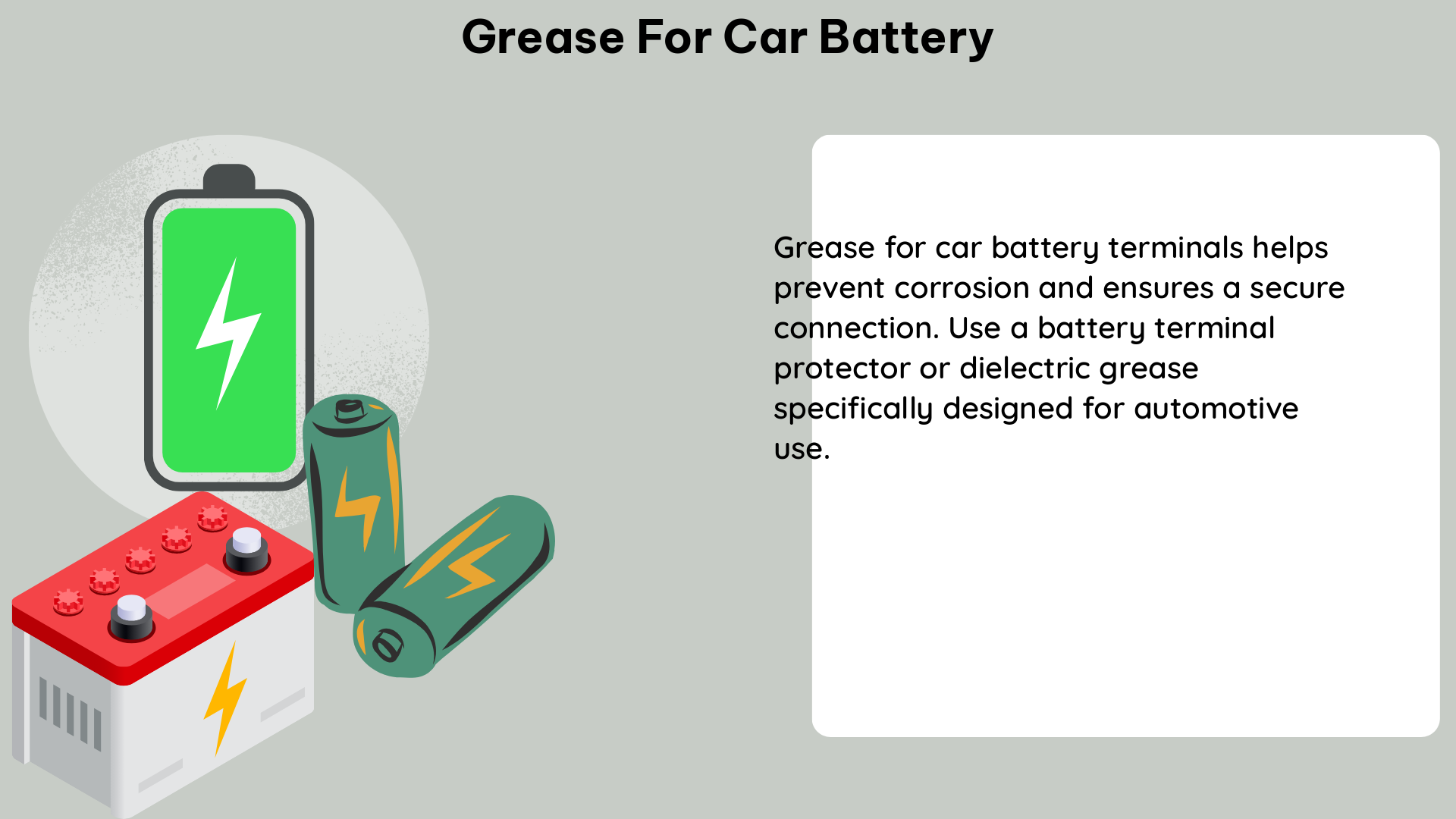 grease for car battery