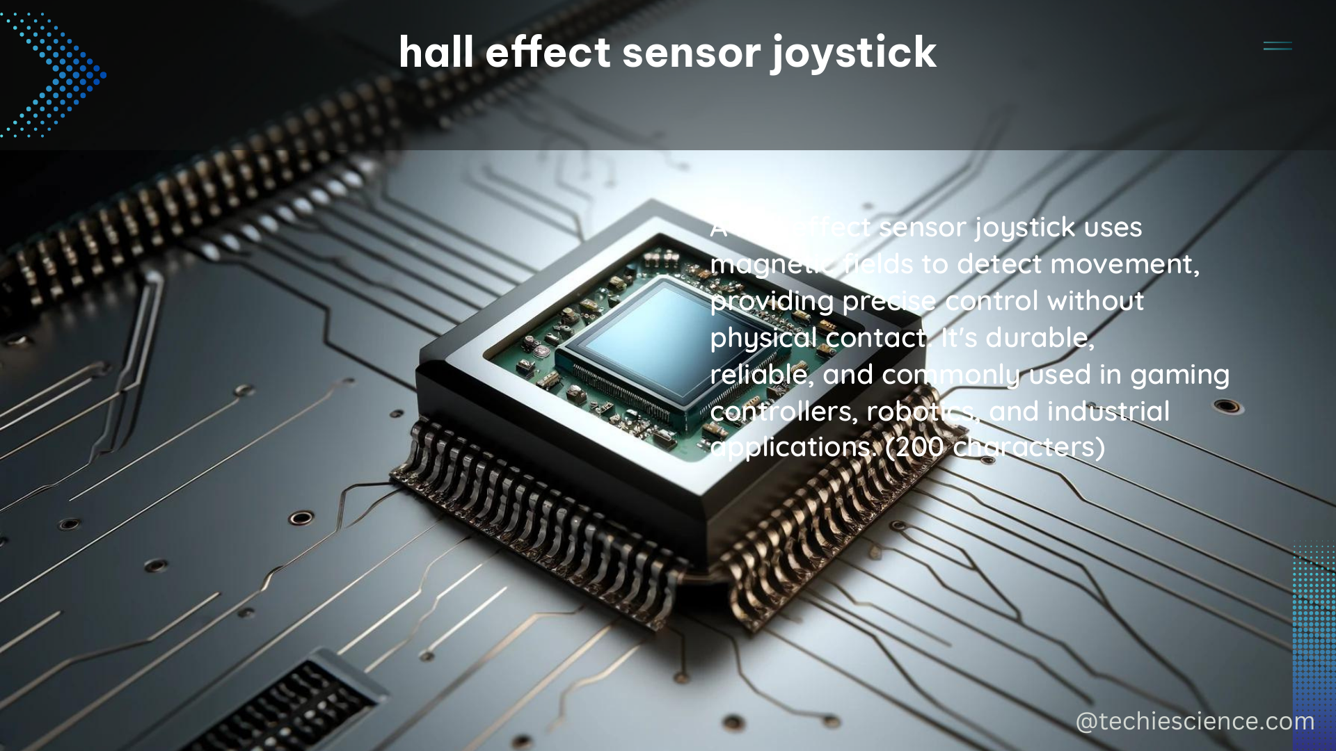 hall effect sensor joystick