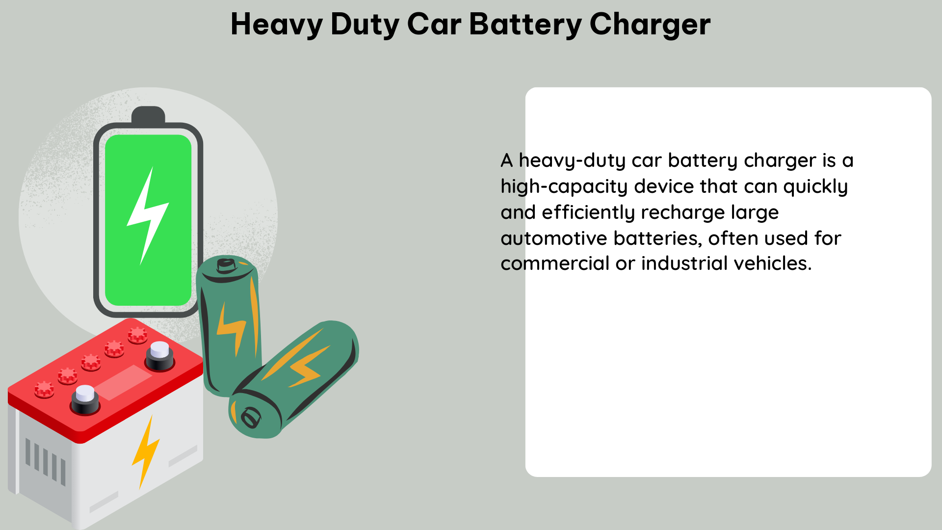 heavy duty car battery charger