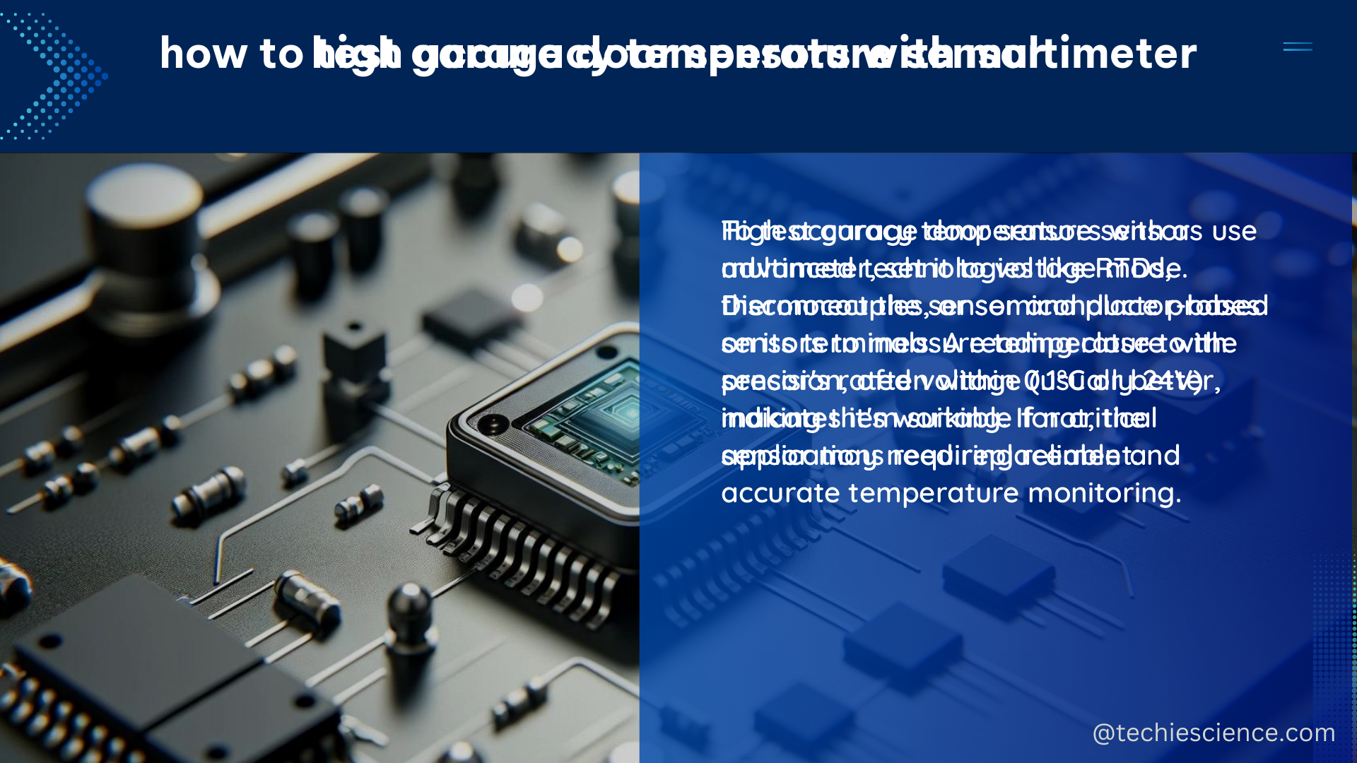 high accuracy temperature sensor