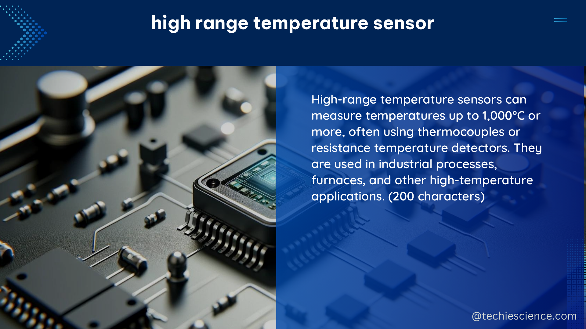 high range temperature sensor