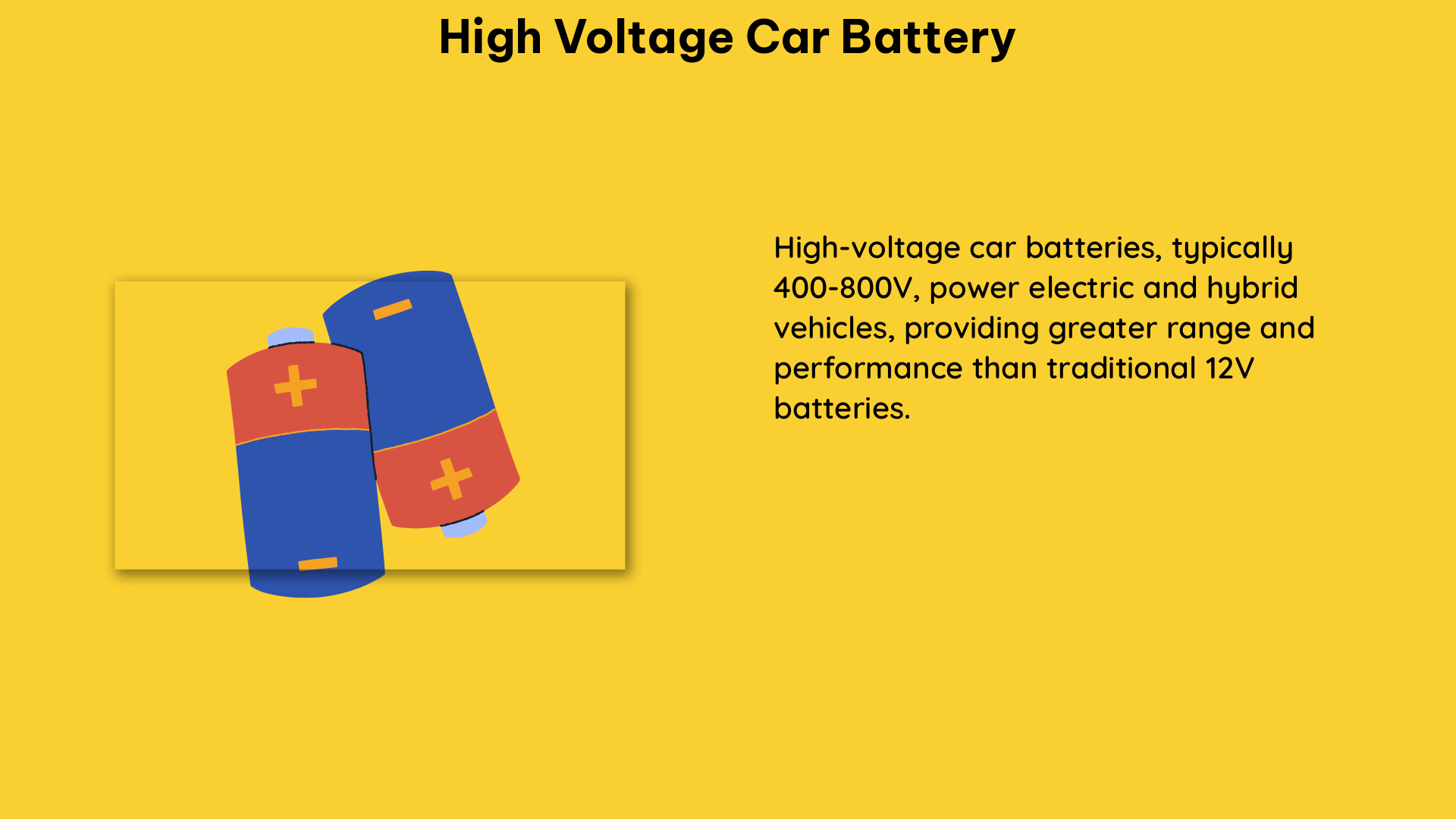 high voltage car battery 1