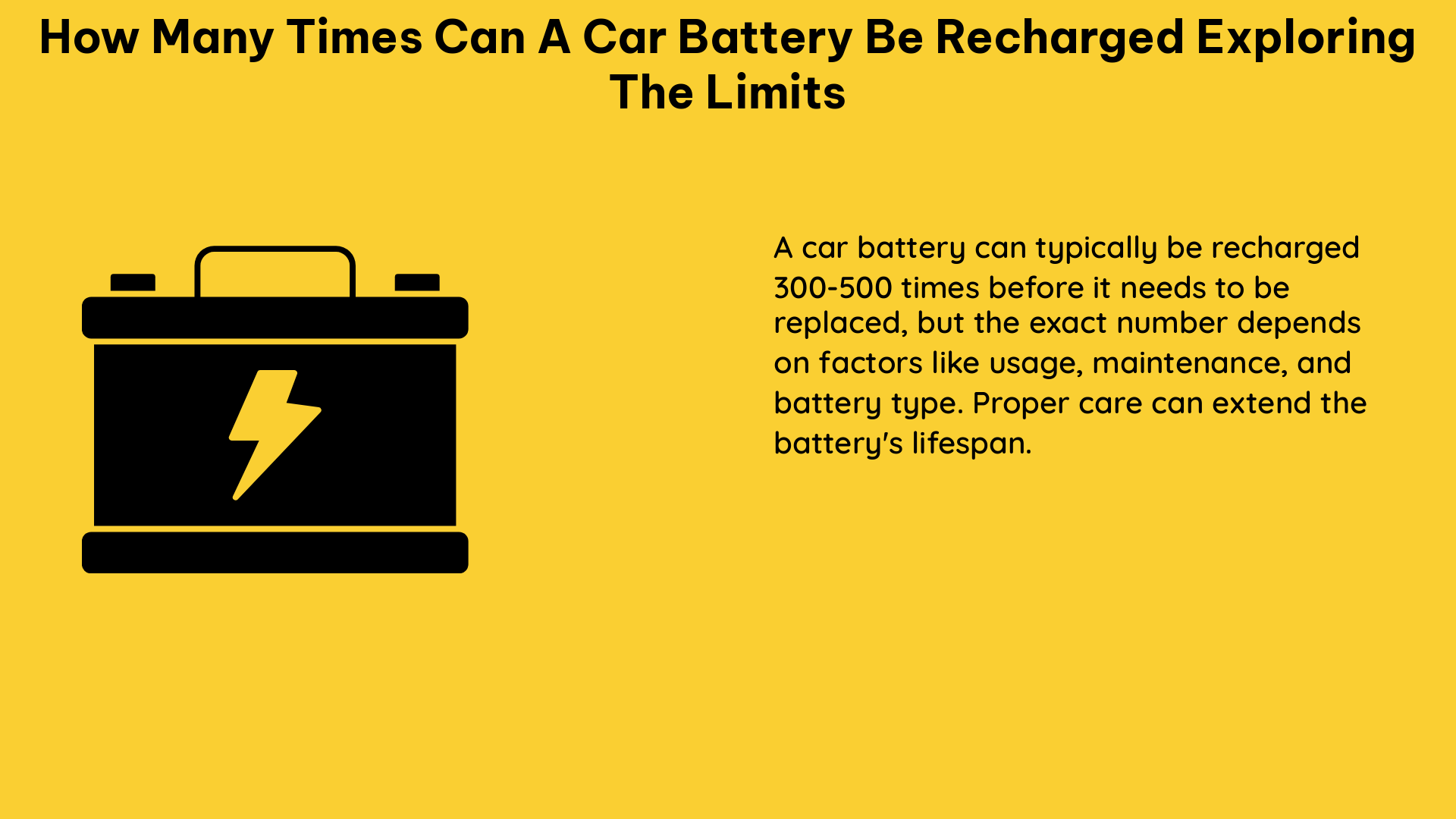 how many times can a car battery be recharged exploring the limits