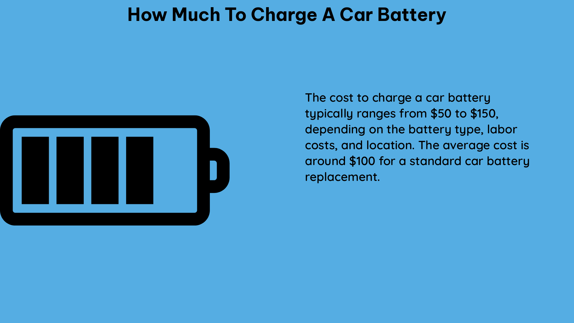 how much to charge a car battery