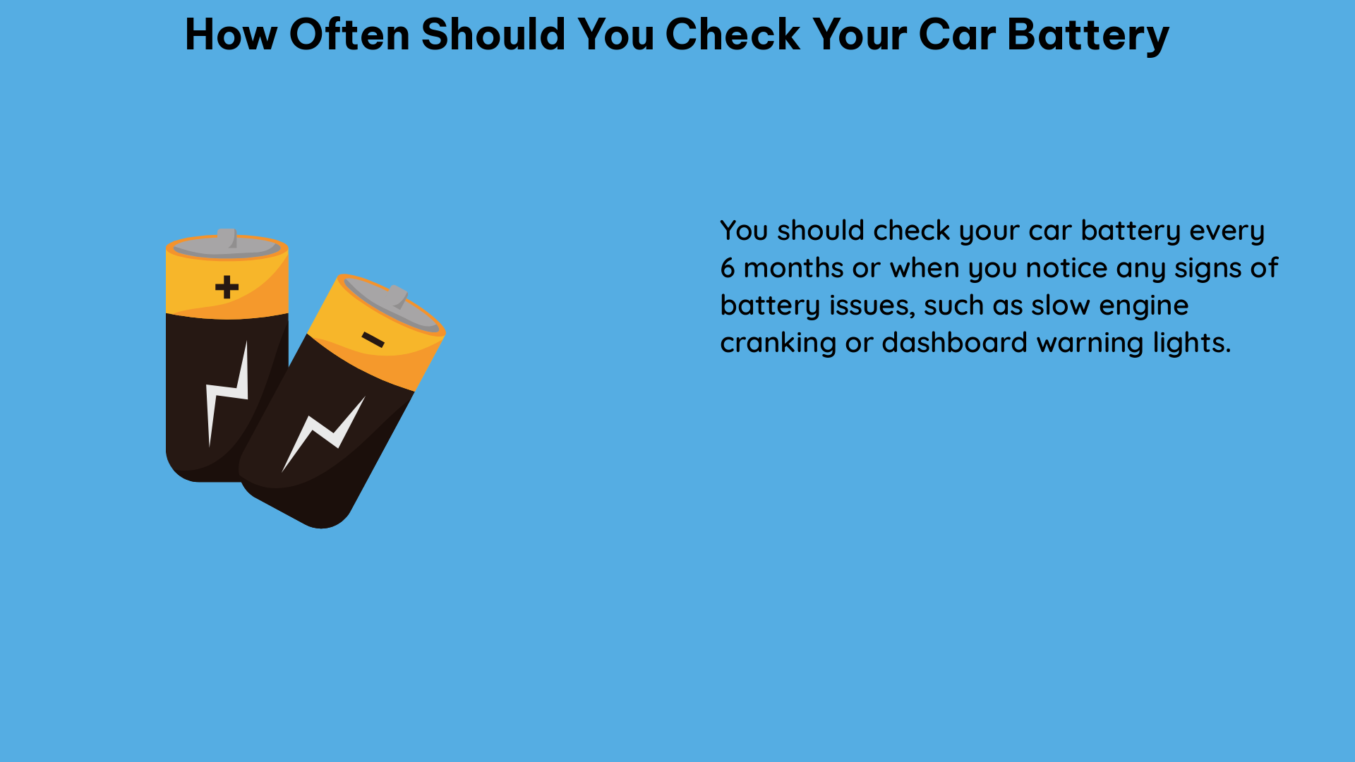 how often should you check your car battery