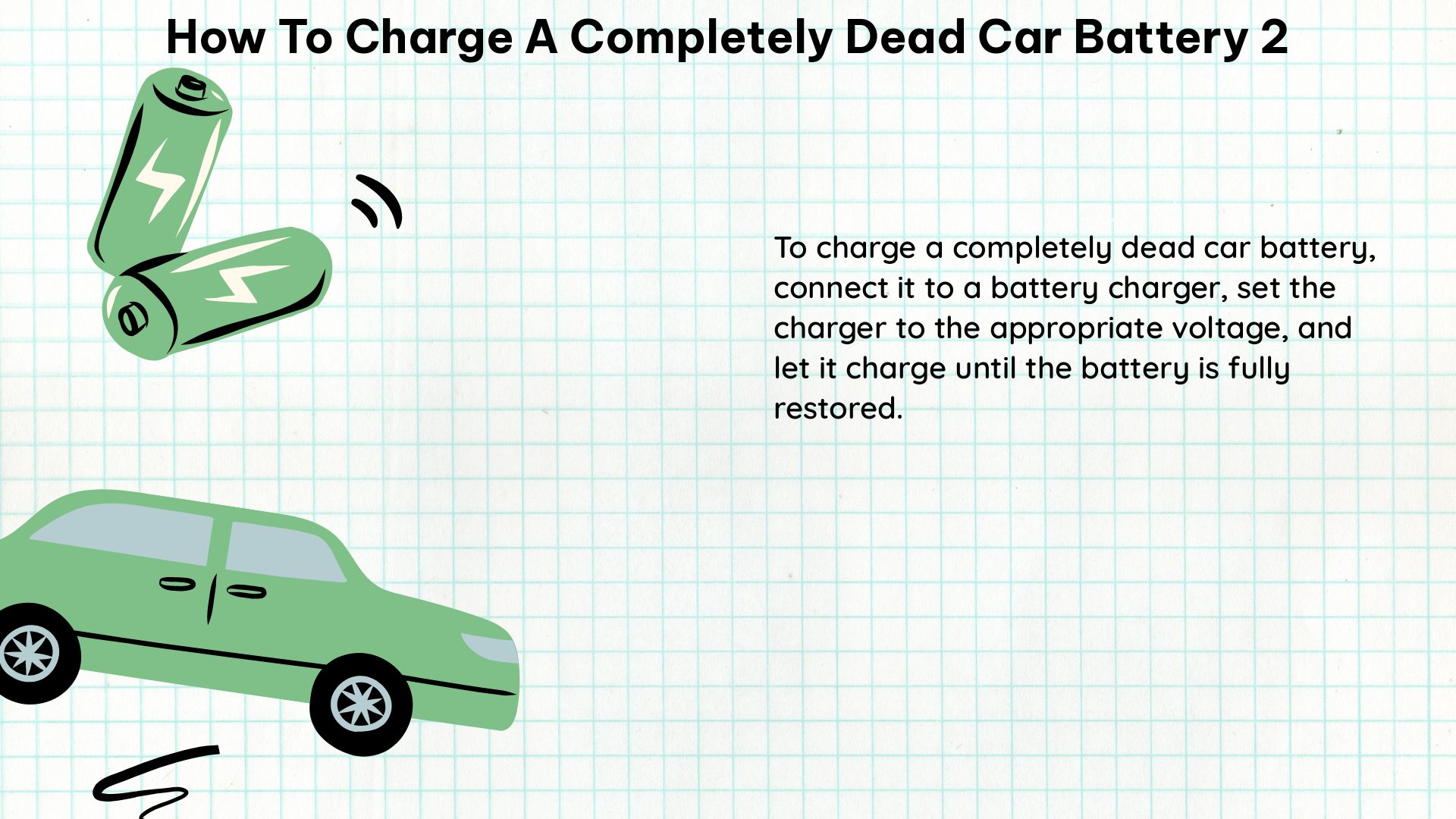 how to charge a completely dead car battery 2