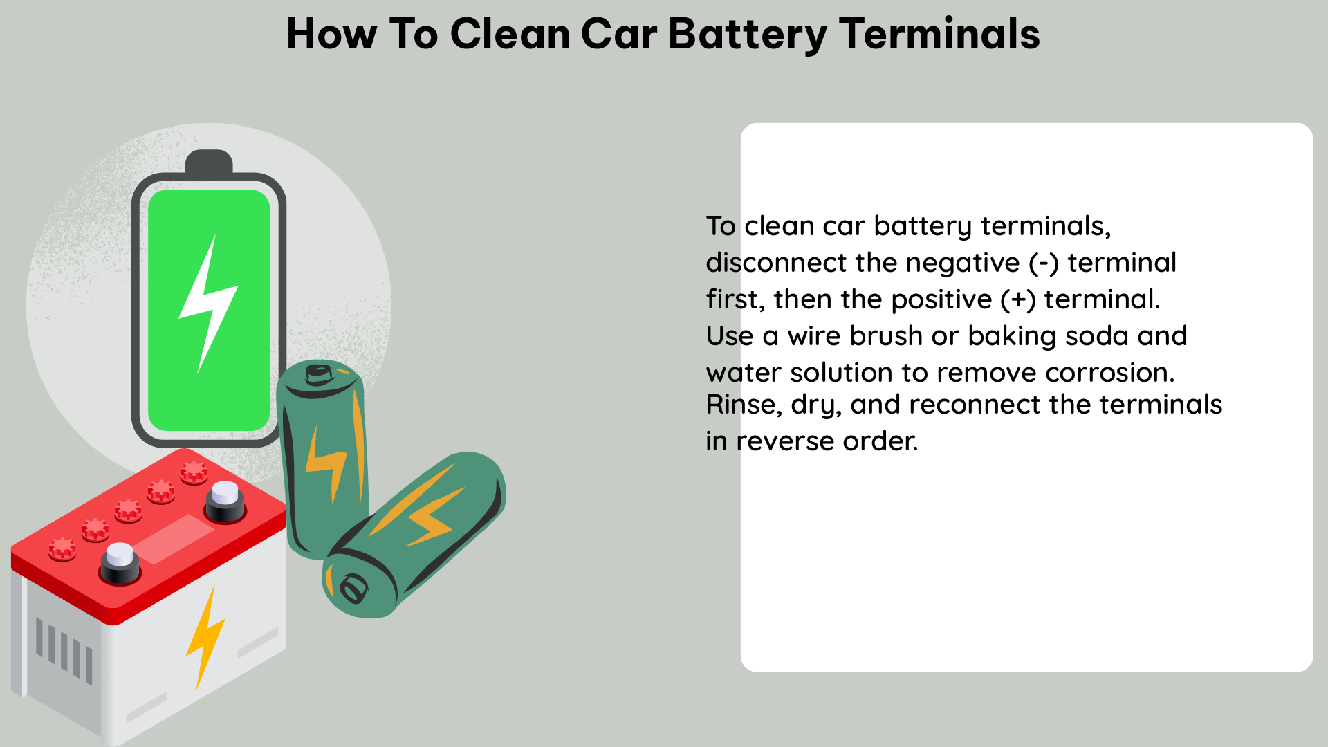 how to clean car battery terminals 1