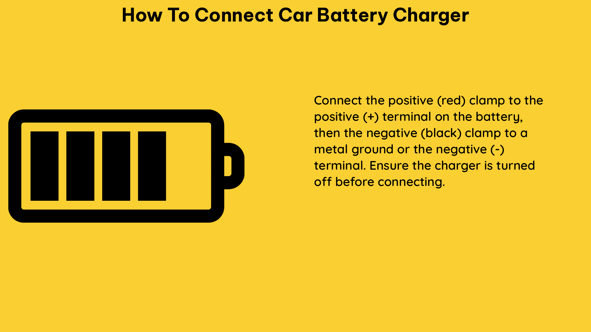 how to connect car battery charger