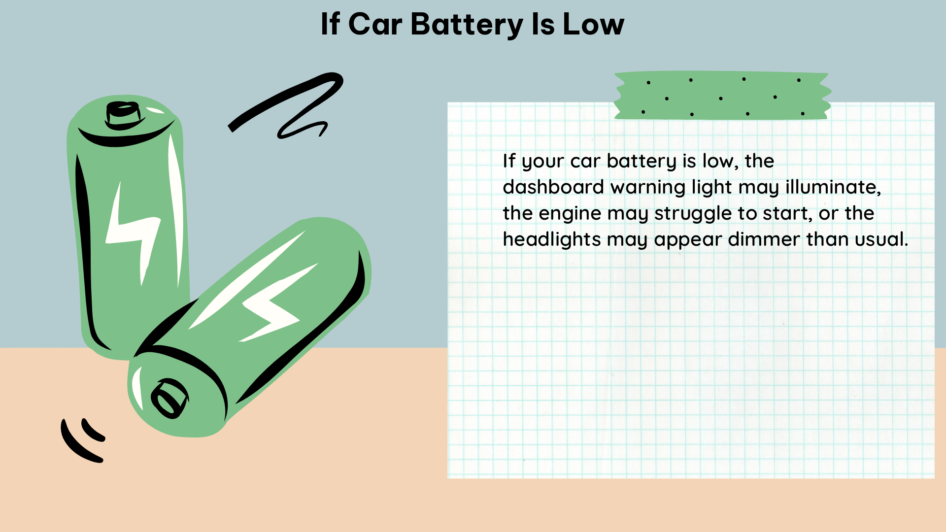 if car battery is low