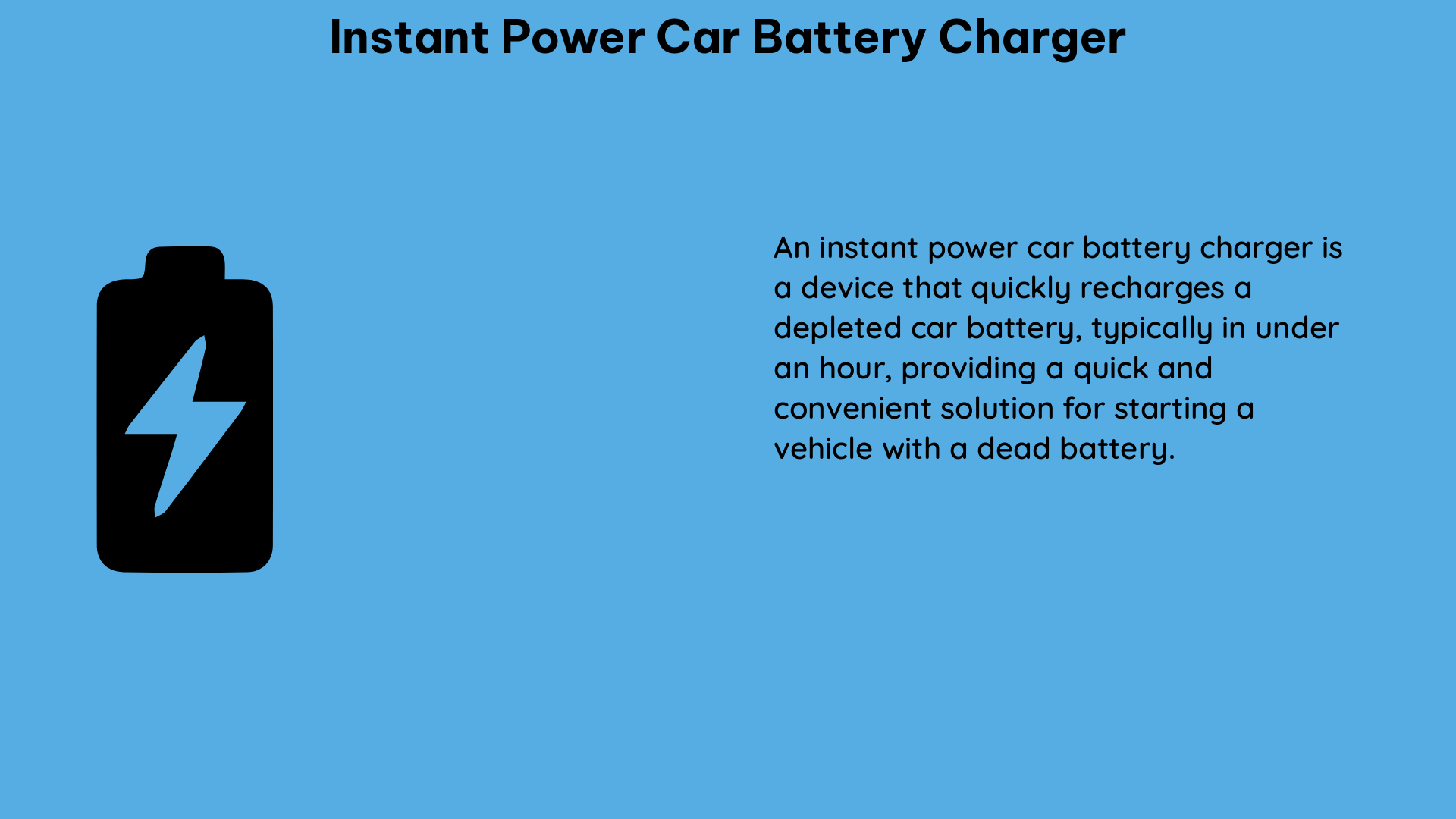 instant power car battery charger