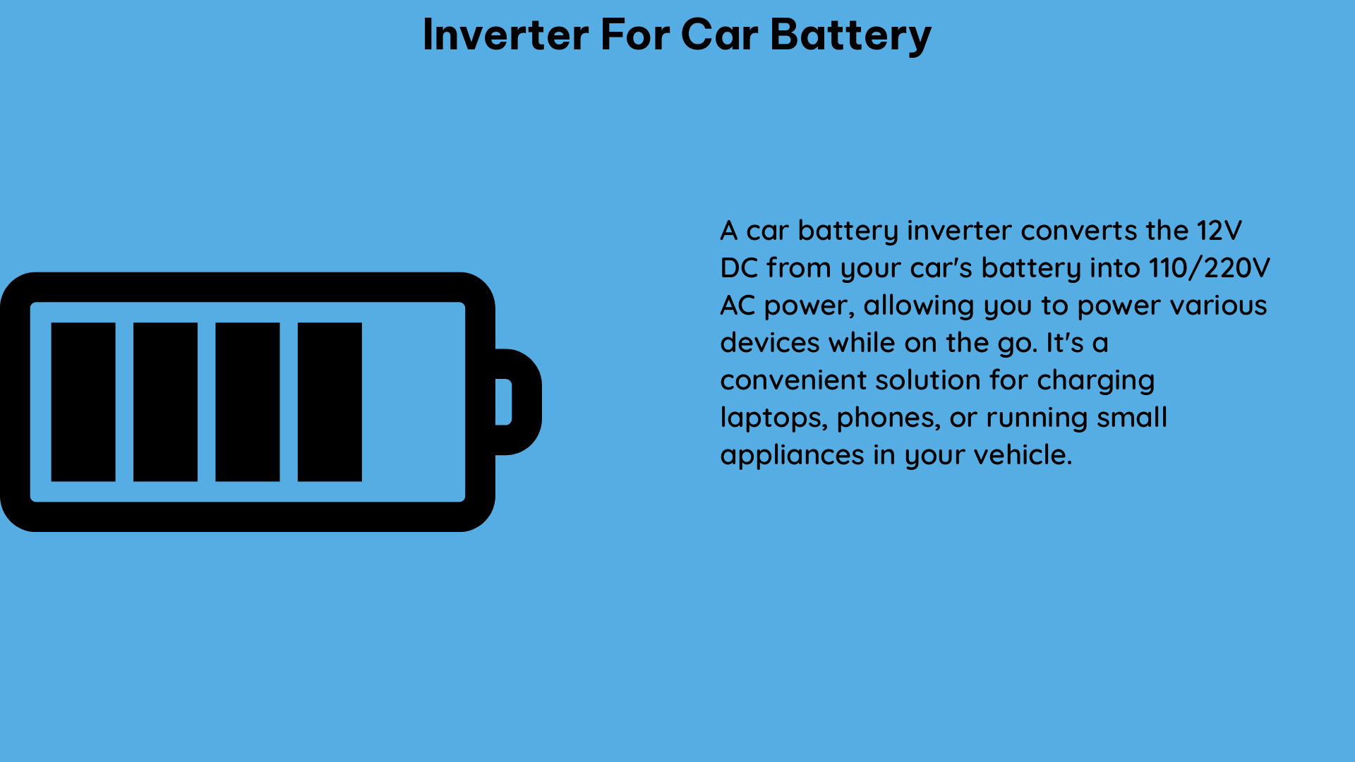 inverter for car battery