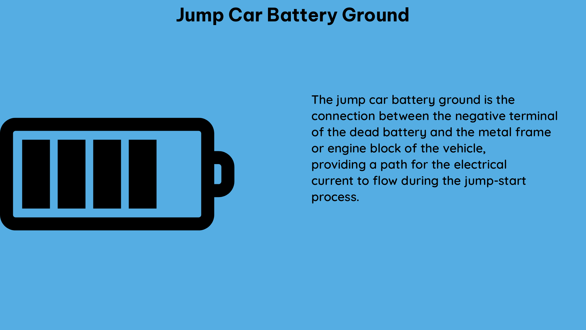 jump car battery ground