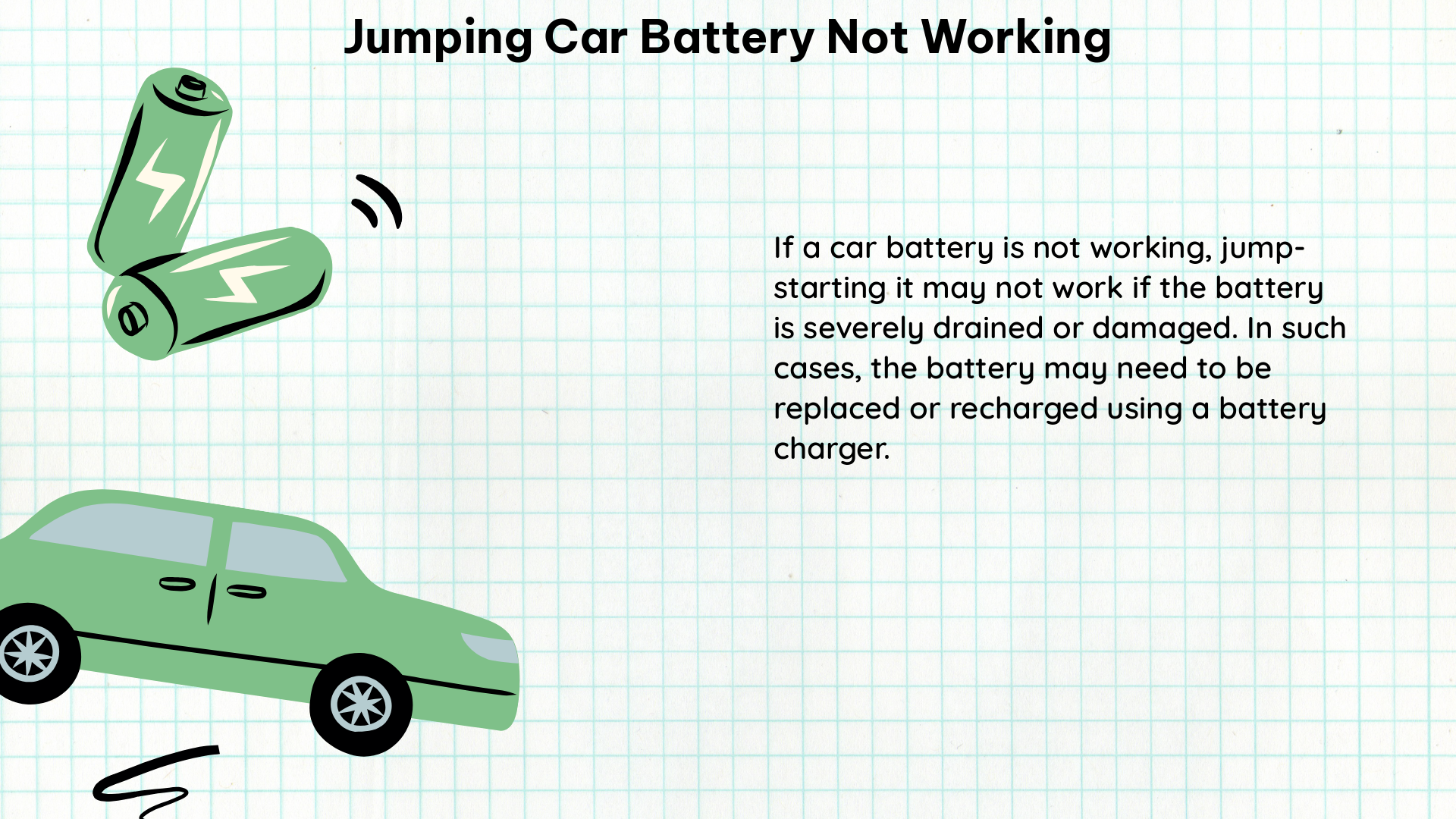 jumping car battery not working