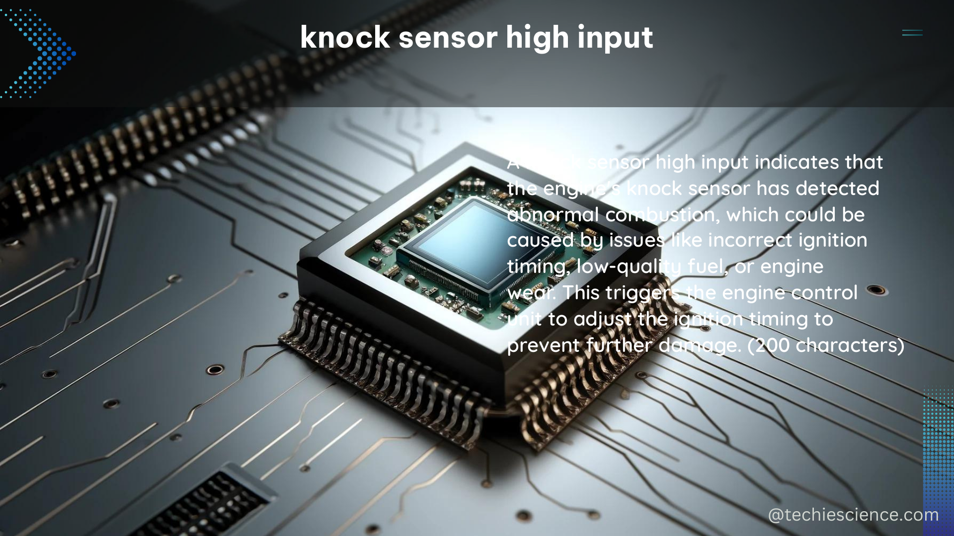 knock sensor high input