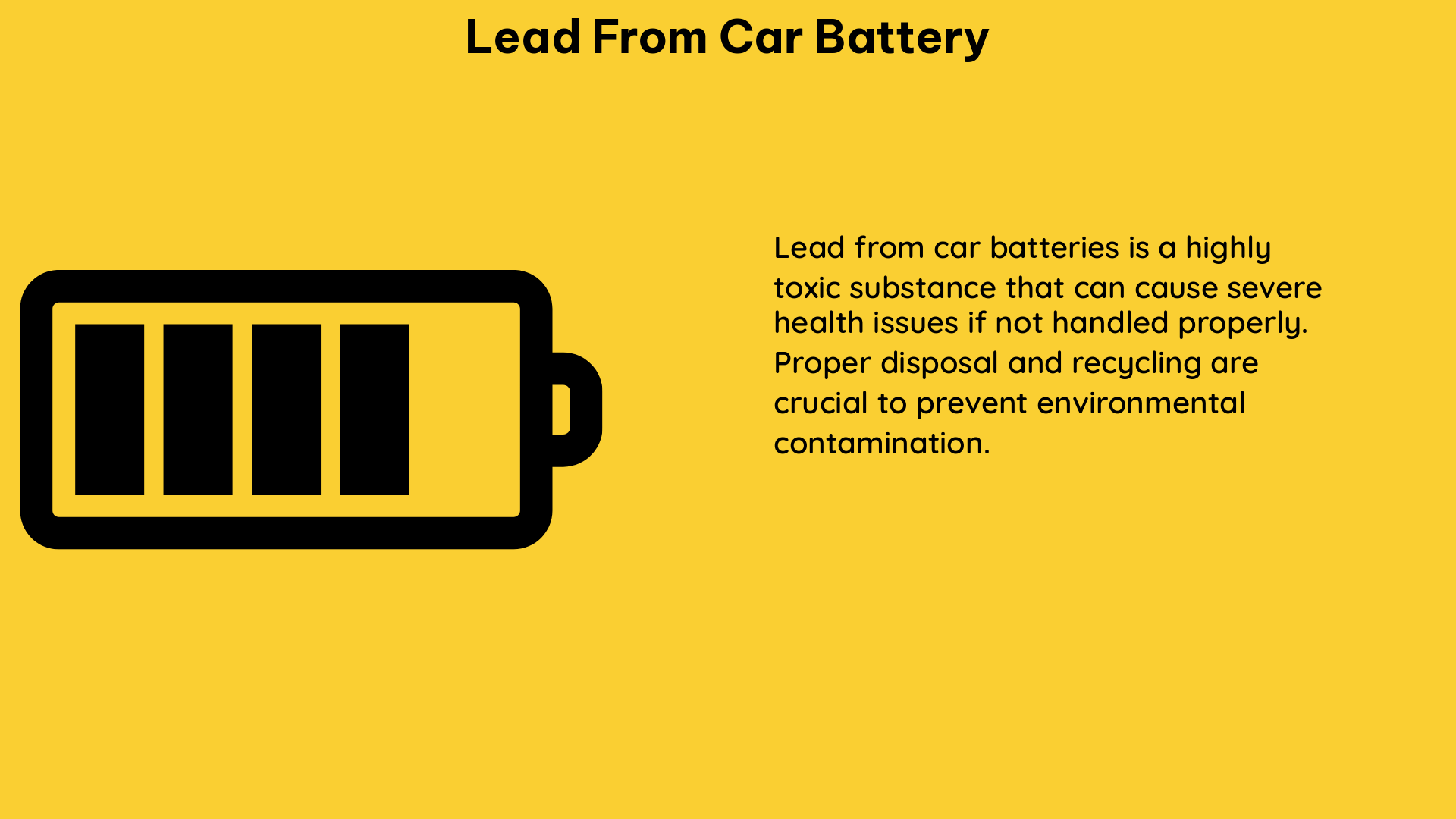 lead from car battery