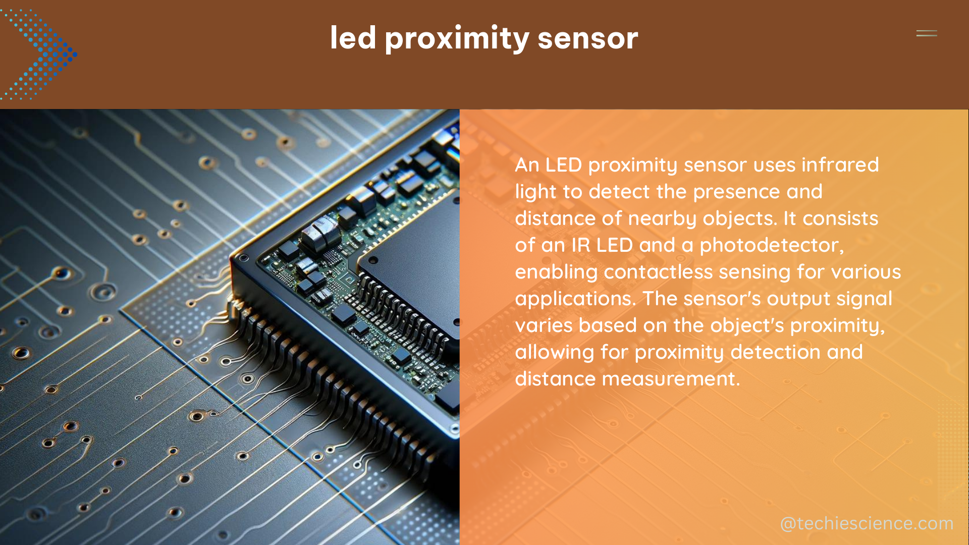 led proximity sensor