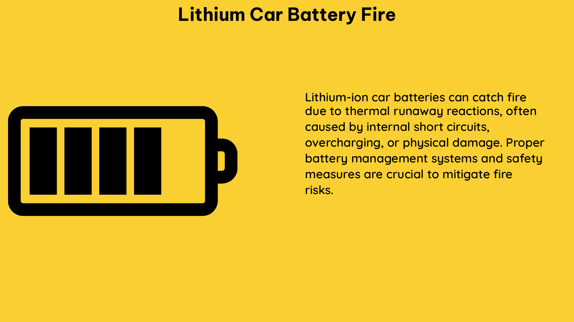 lithium car battery fire