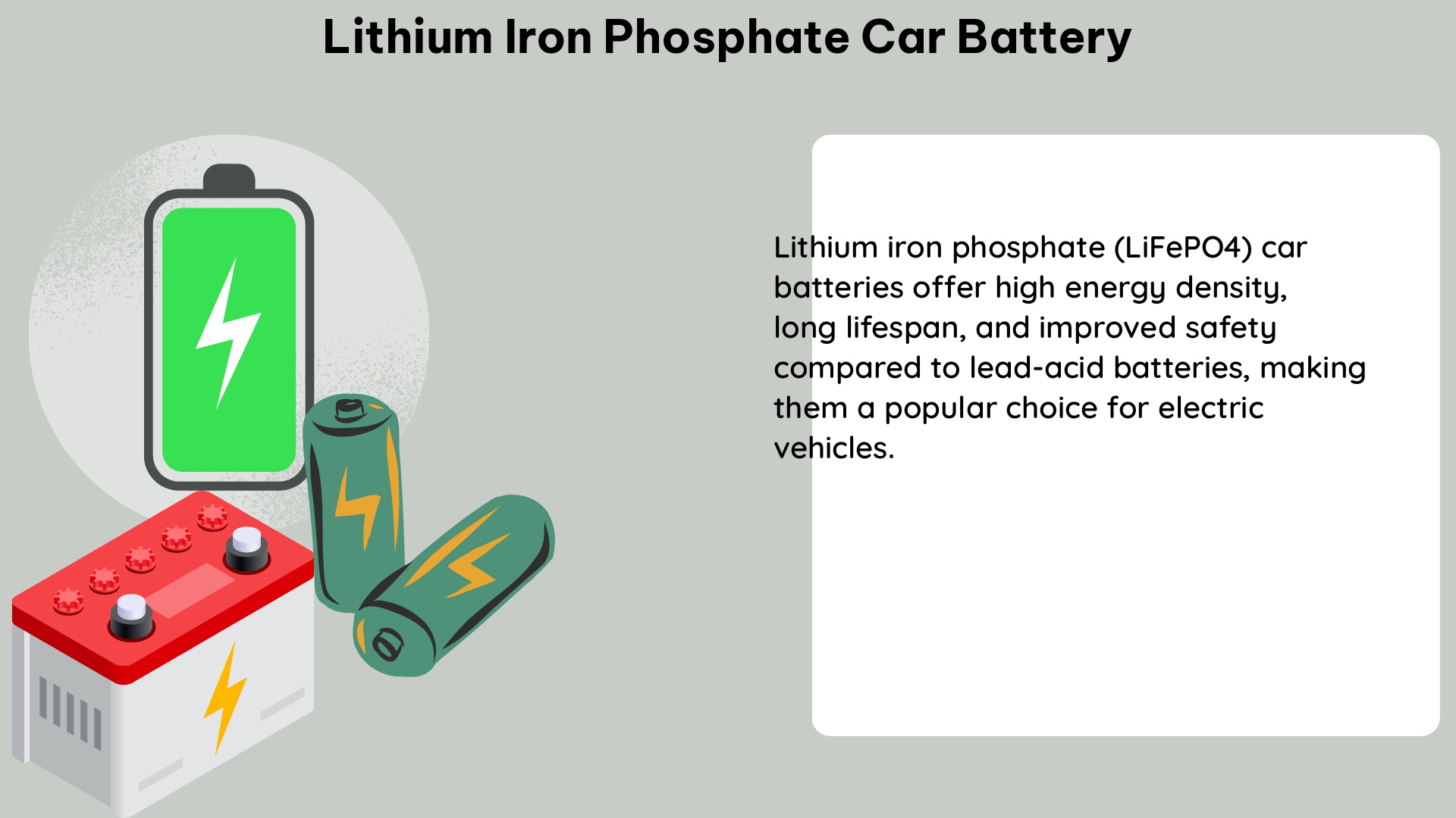 lithium iron phosphate car battery