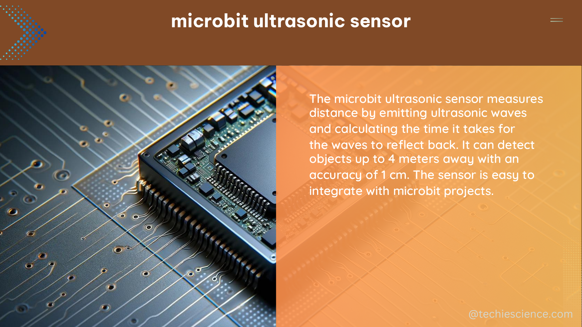 microbit ultrasonic sensor