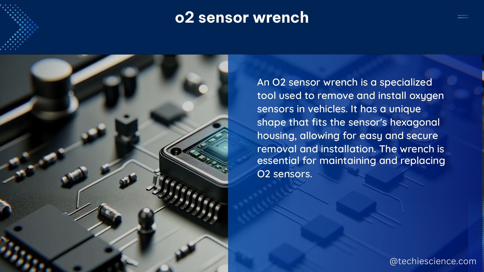 o2 sensor wrench