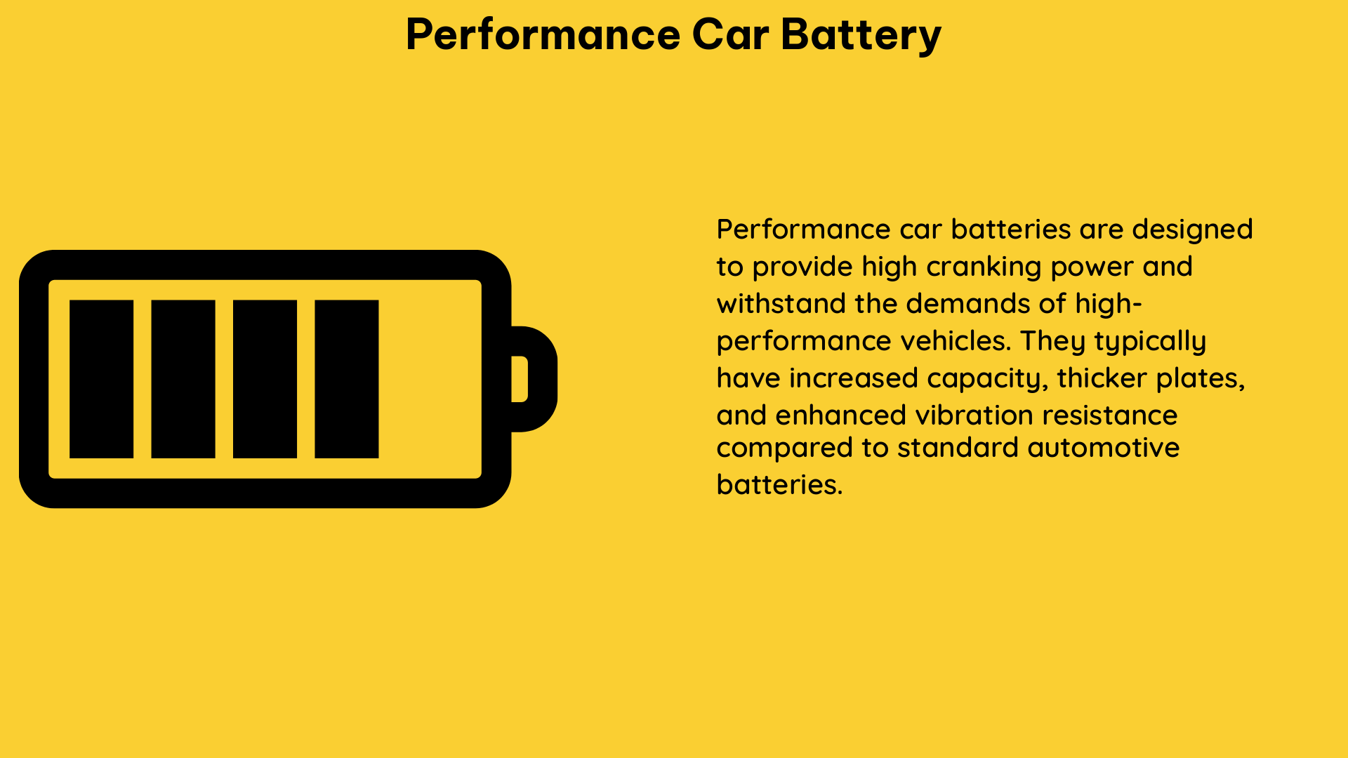 performance car battery