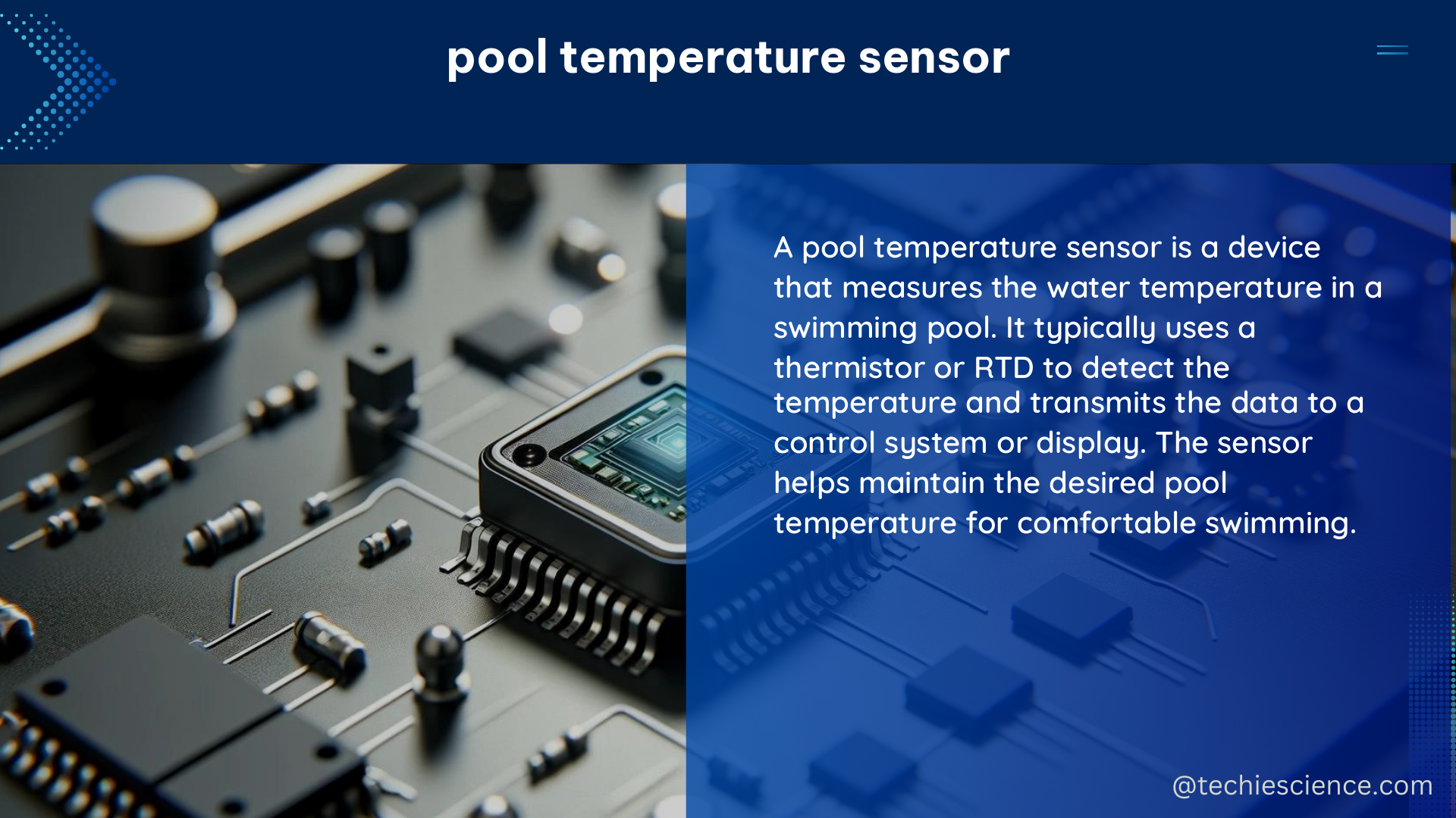 pool temperature sensor