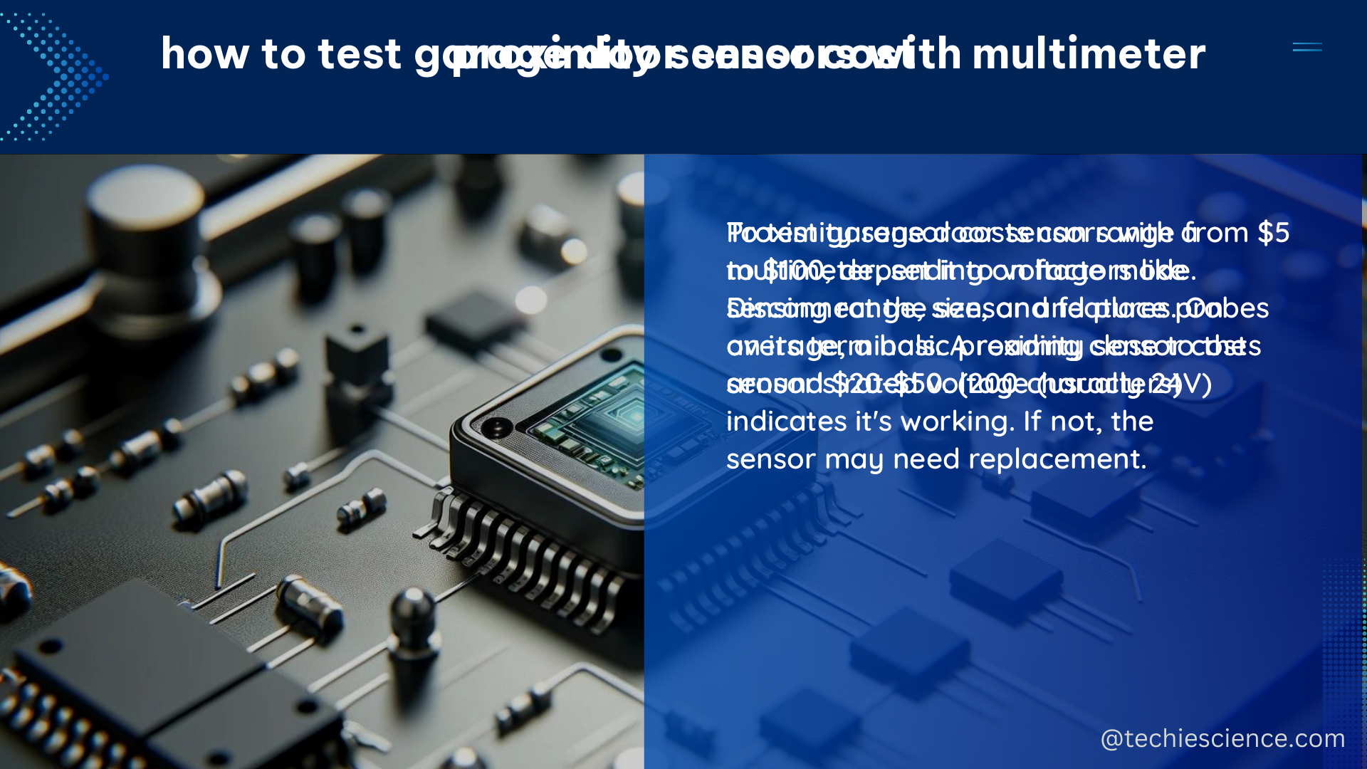 proximity sensor cost