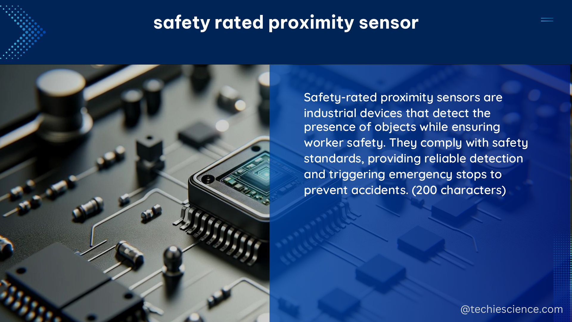 safety rated proximity sensor