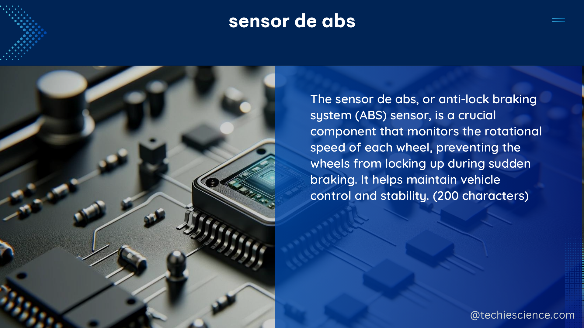 sensor de abs