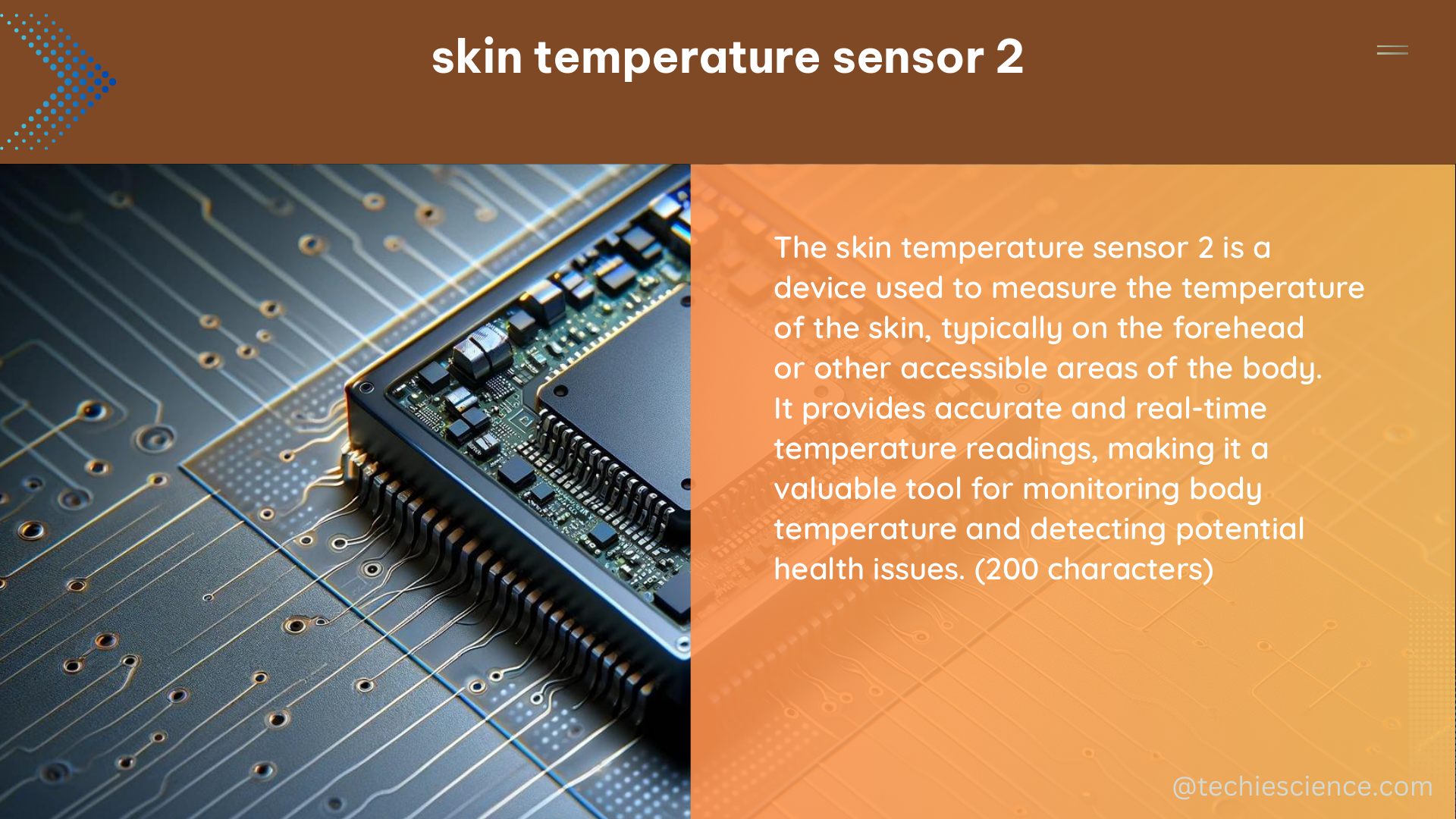 skin temperature sensor 2