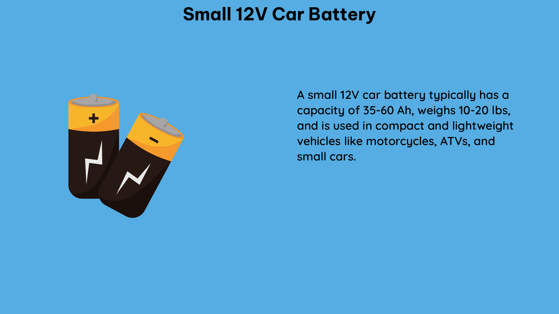 small 12v car battery