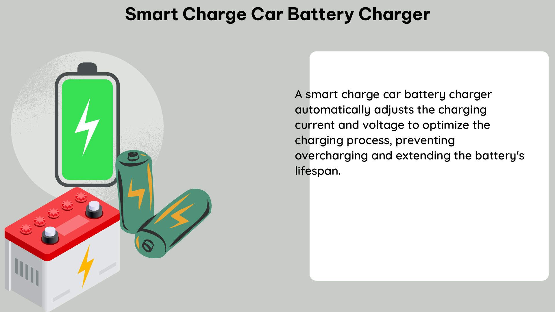 smart charge car battery charger