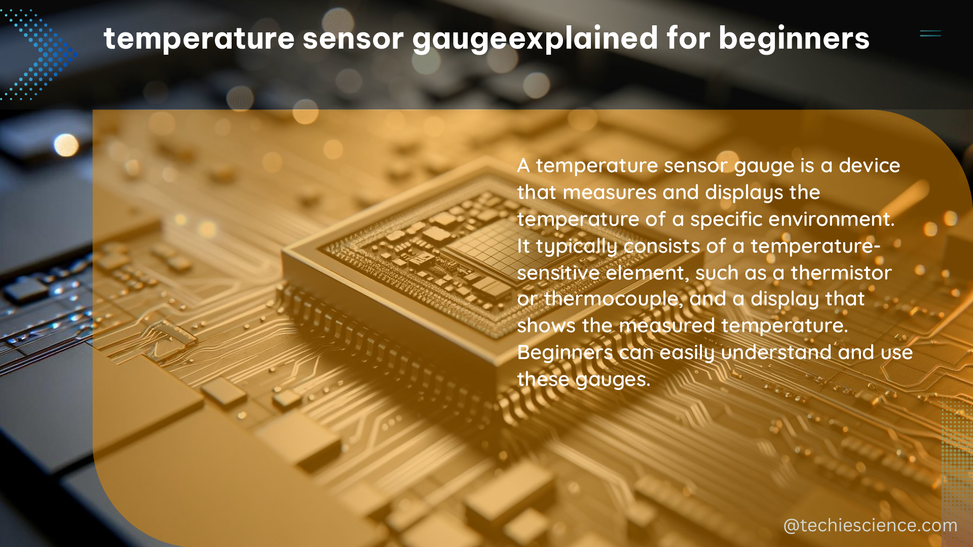 temperature sensor gaugeexplained for beginners