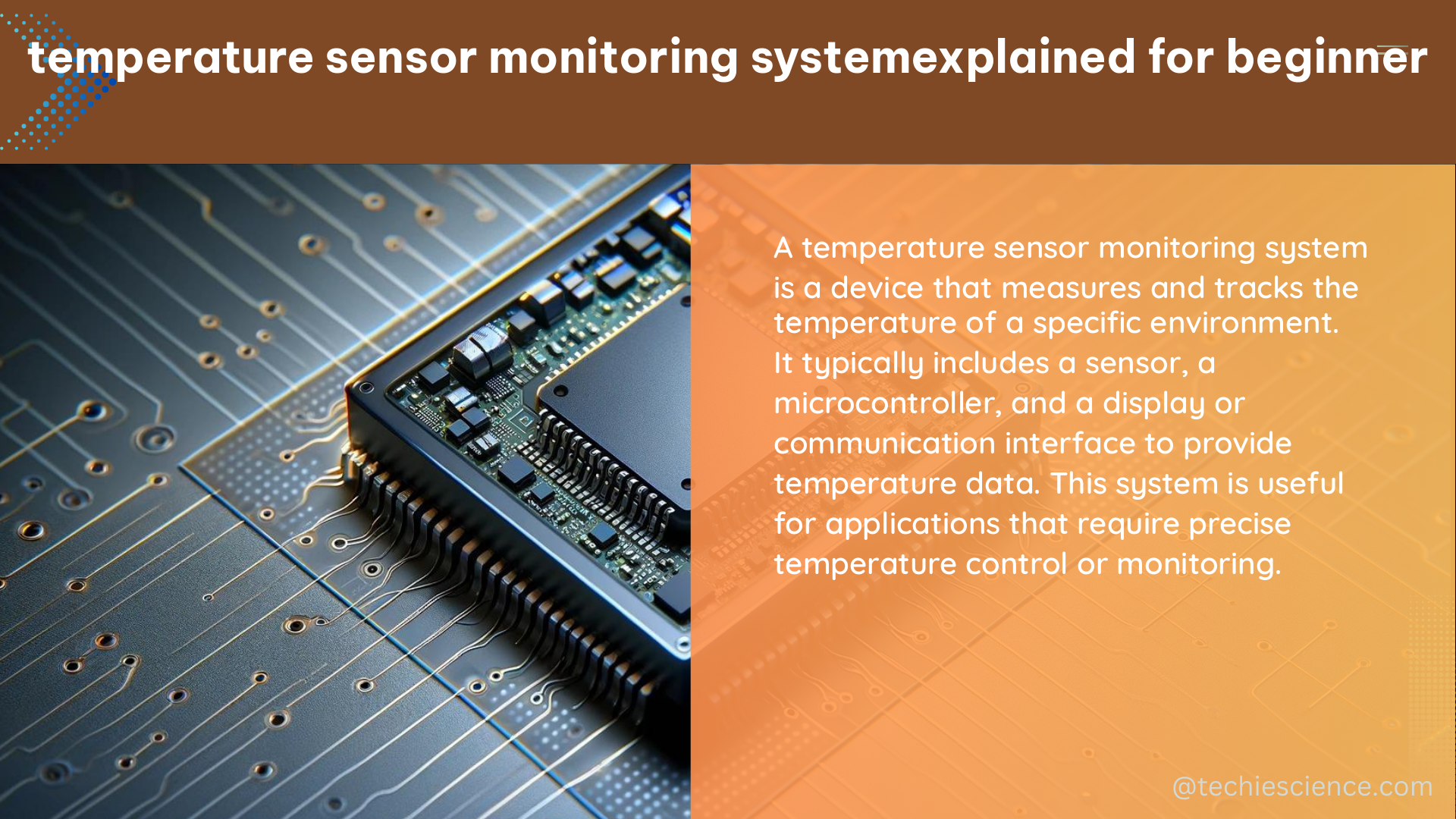 temperature sensor monitoring systemexplained for beginner