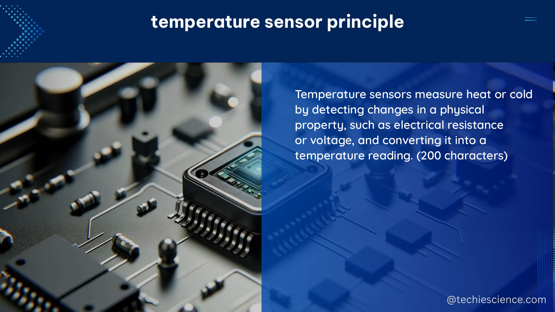 temperature sensor principle