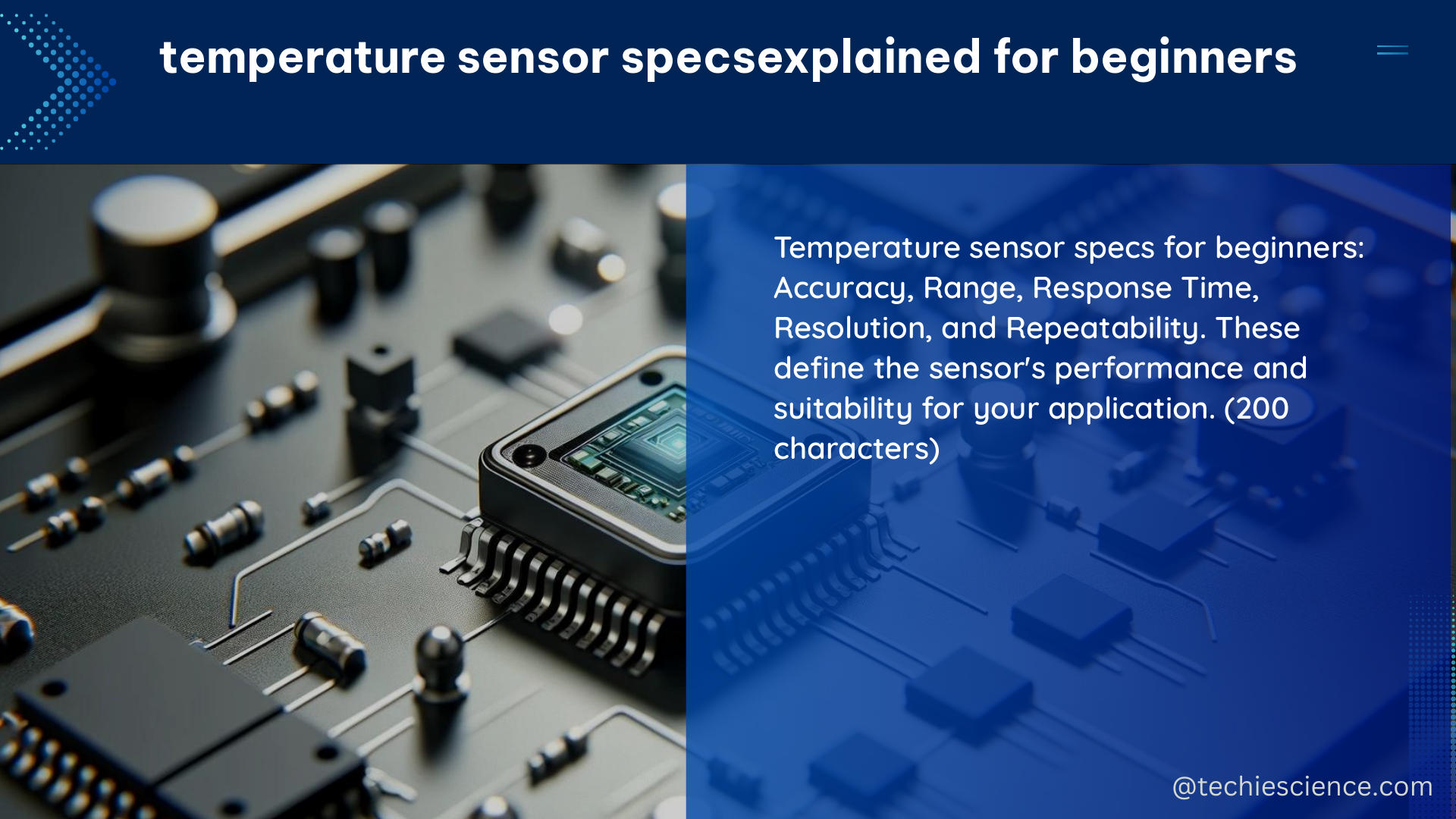 temperature sensor specsexplained for beginners