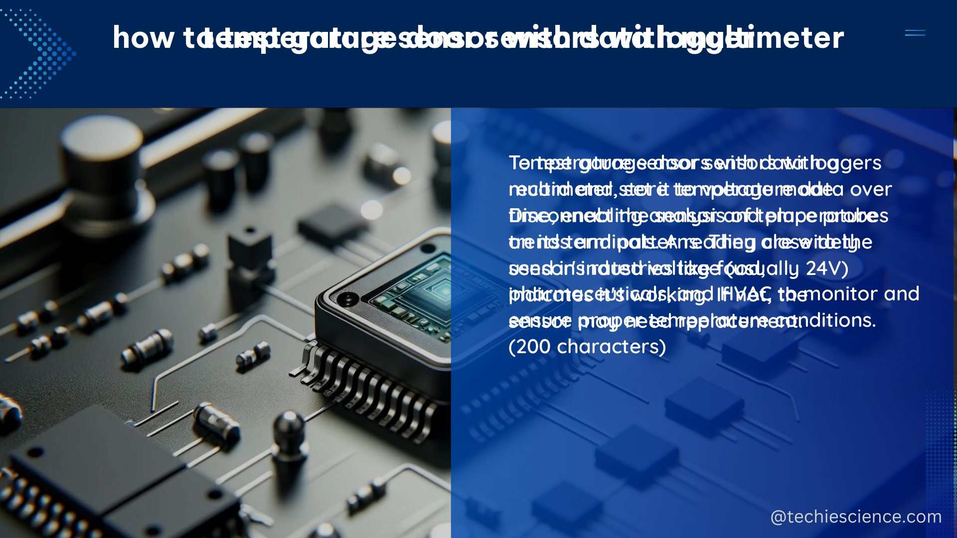 temperature sensor with data logger