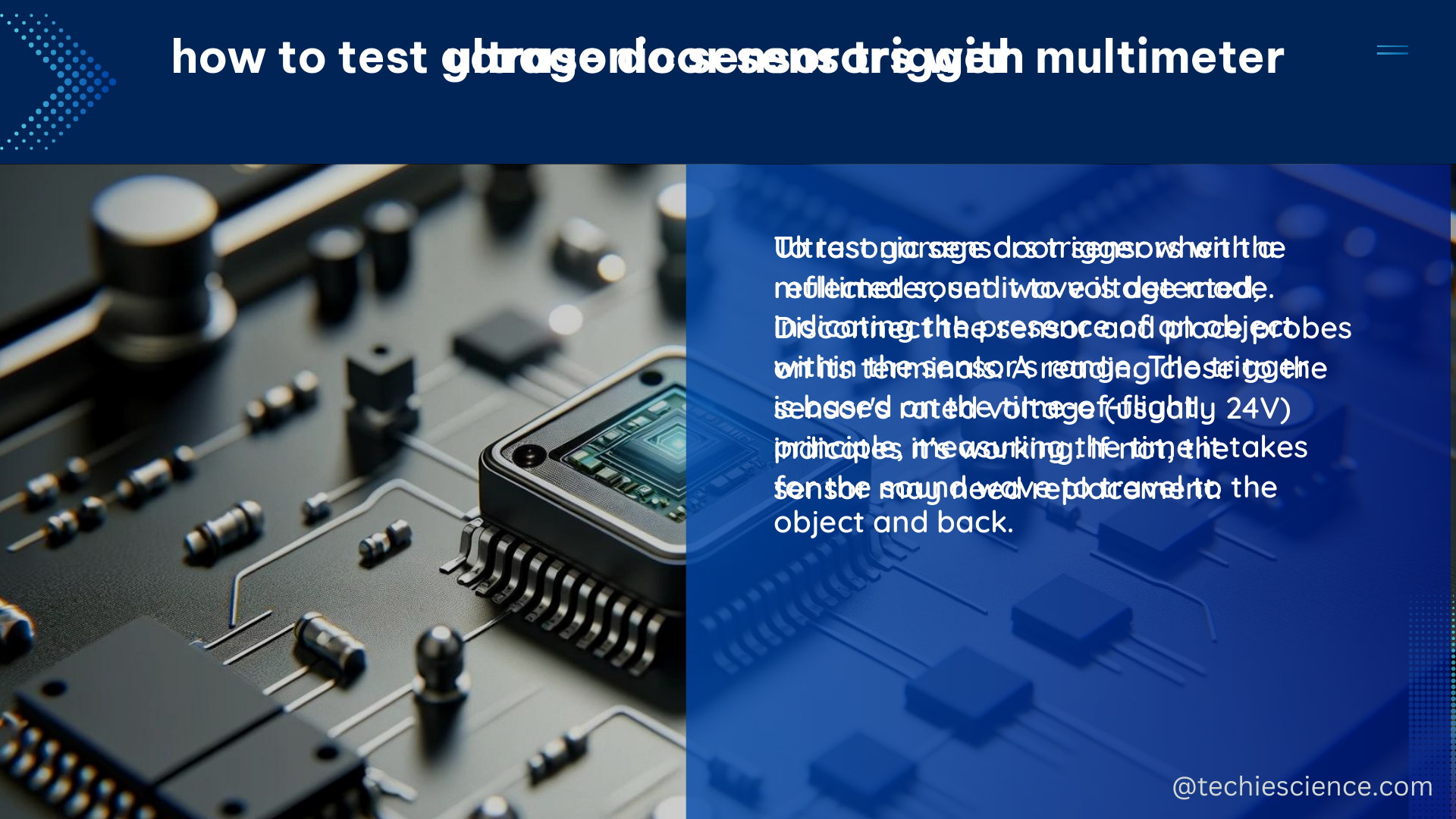 ultrasonic sensor trigger