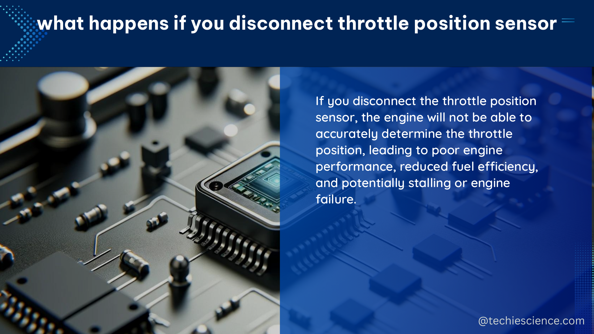 what happens if you disconnect throttle position sensor