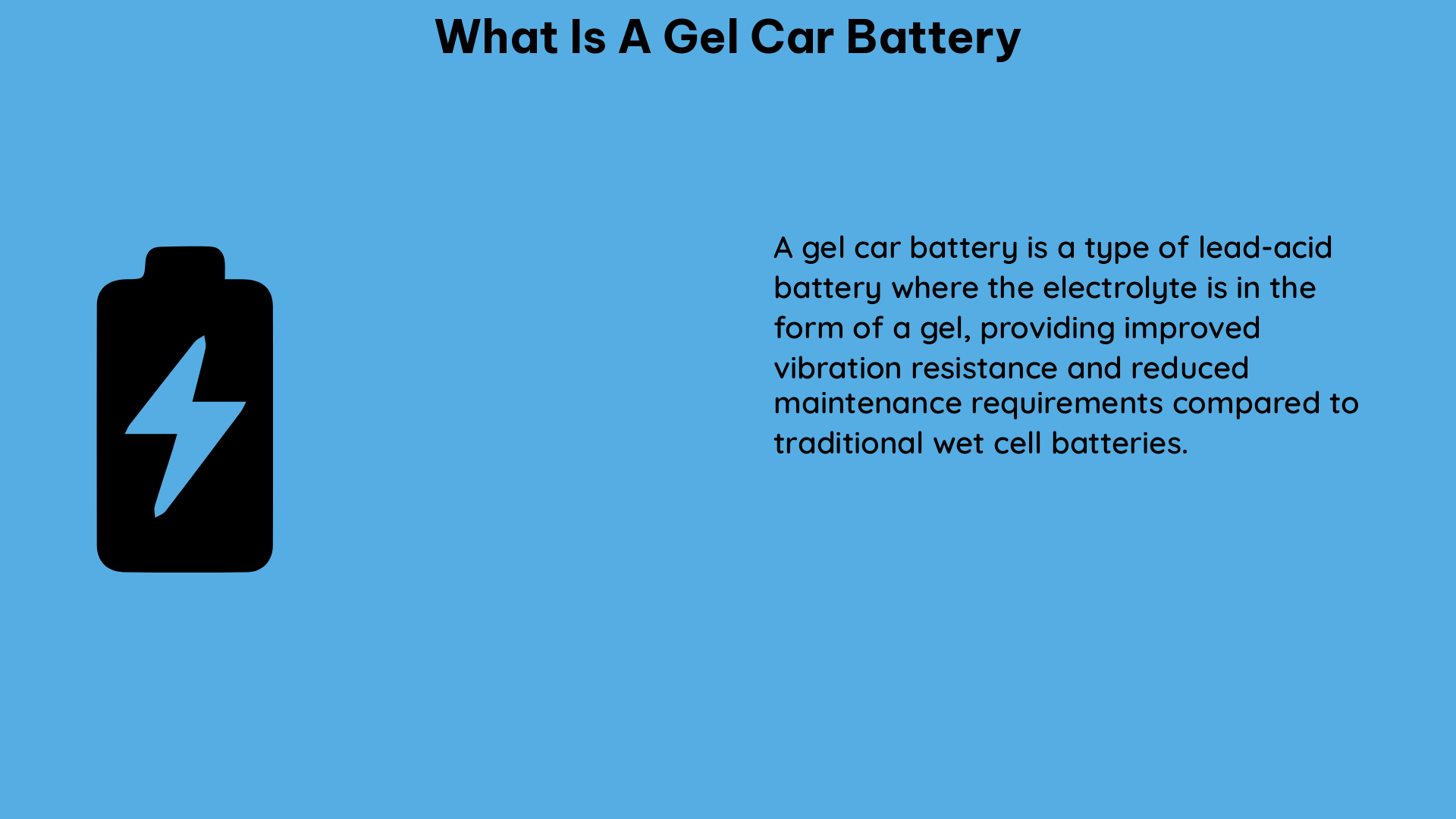 what is a gel car battery