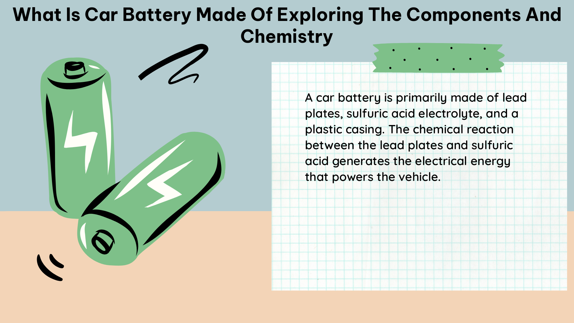 what is car battery made of exploring the components and chemistry