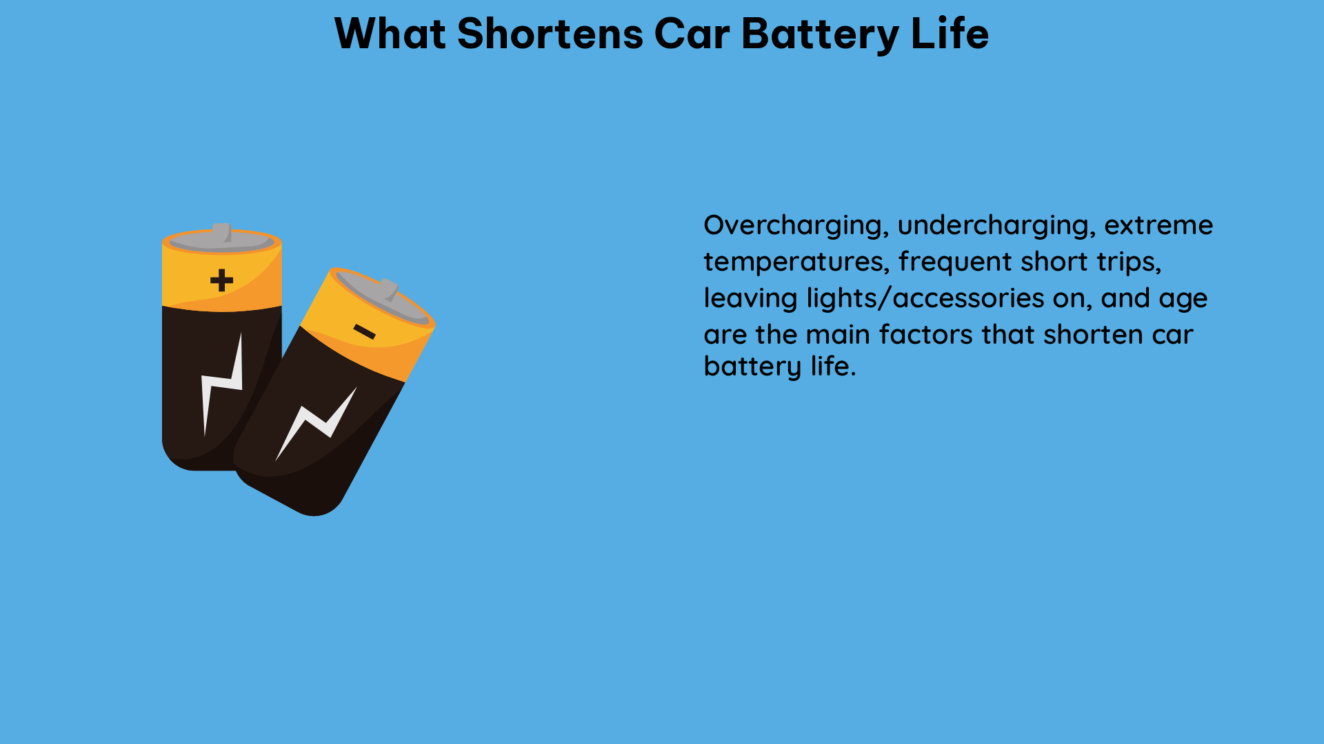 what shortens car battery life