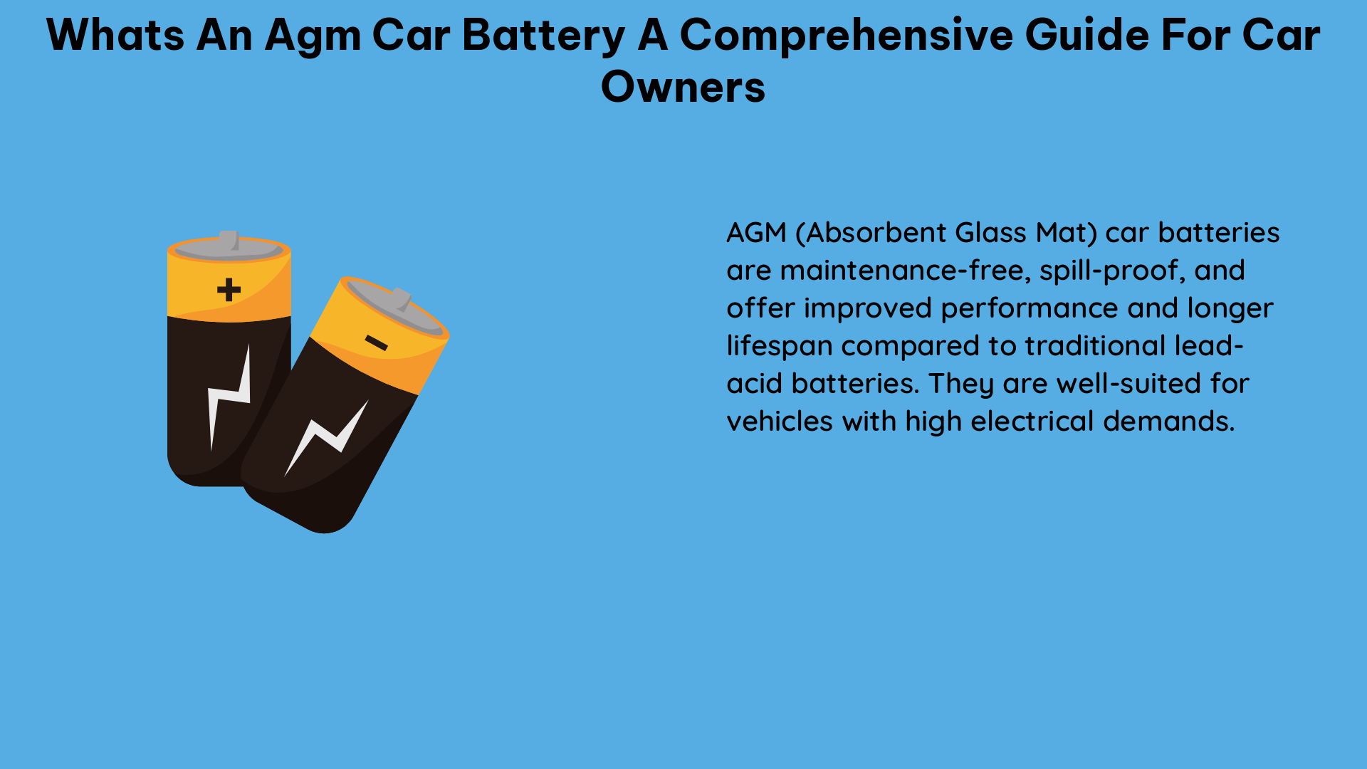 whats an agm car battery a comprehensive guide for car owners