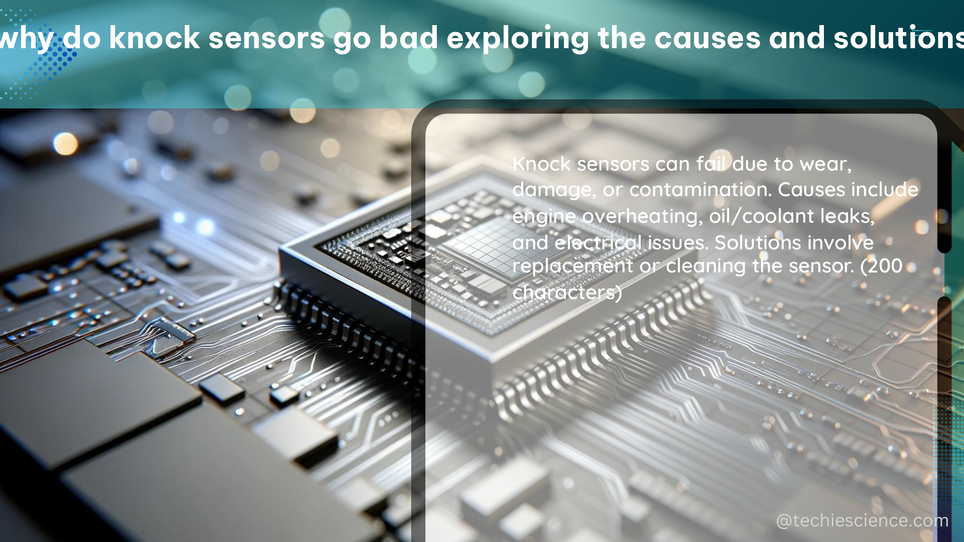 why do knock sensors go bad exploring the causes and solutions